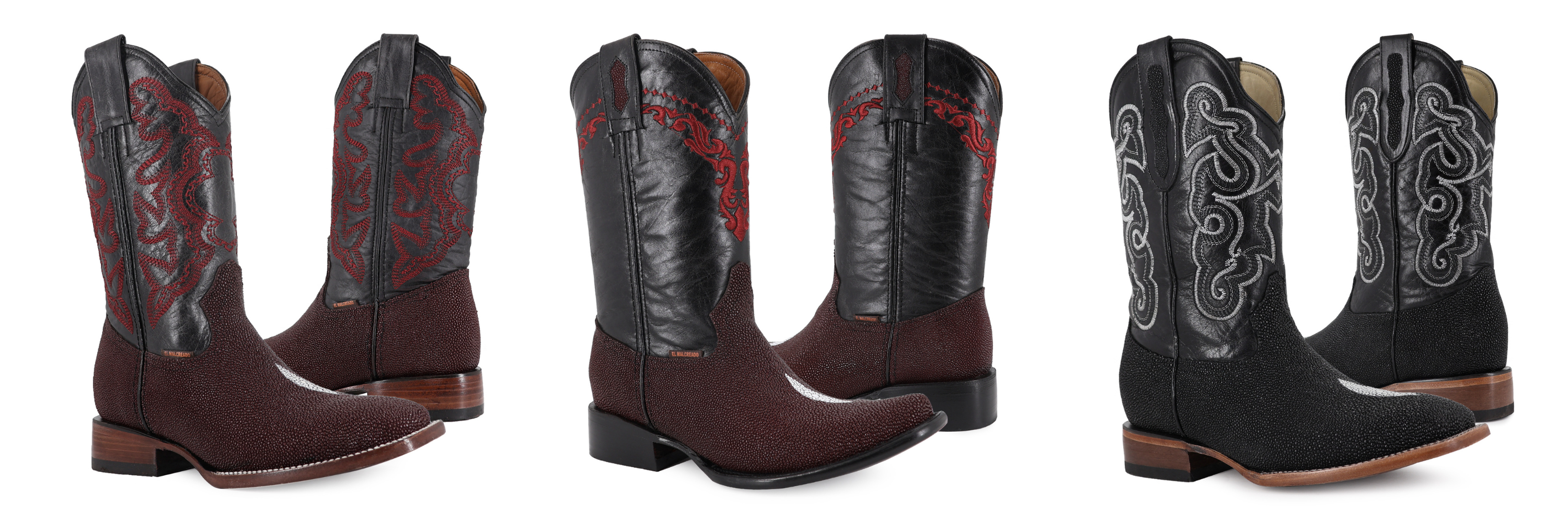 Botas de piel de mantarraya