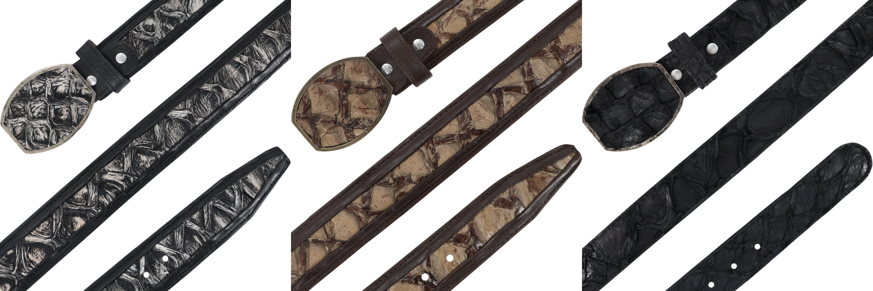 Cinto de piel de pescado