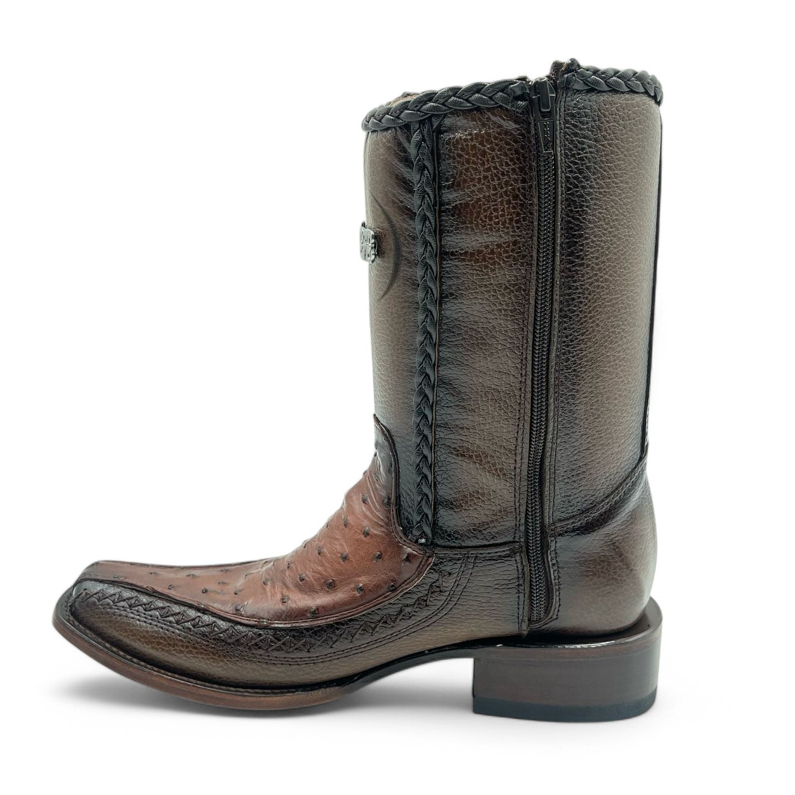 Botin Jefe En Piel De Avestruz