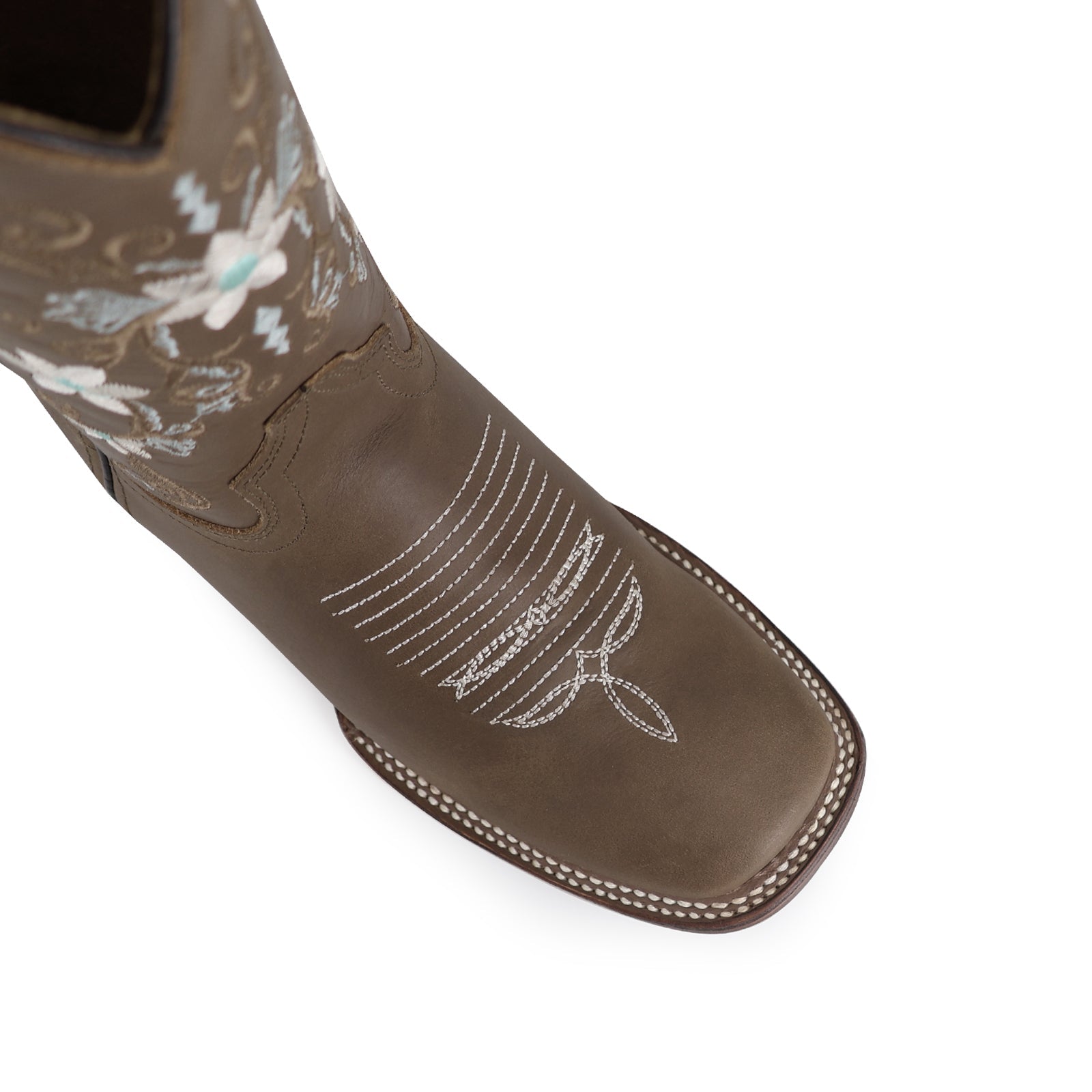 Bota vaquera para dama de piel modelo Cristal