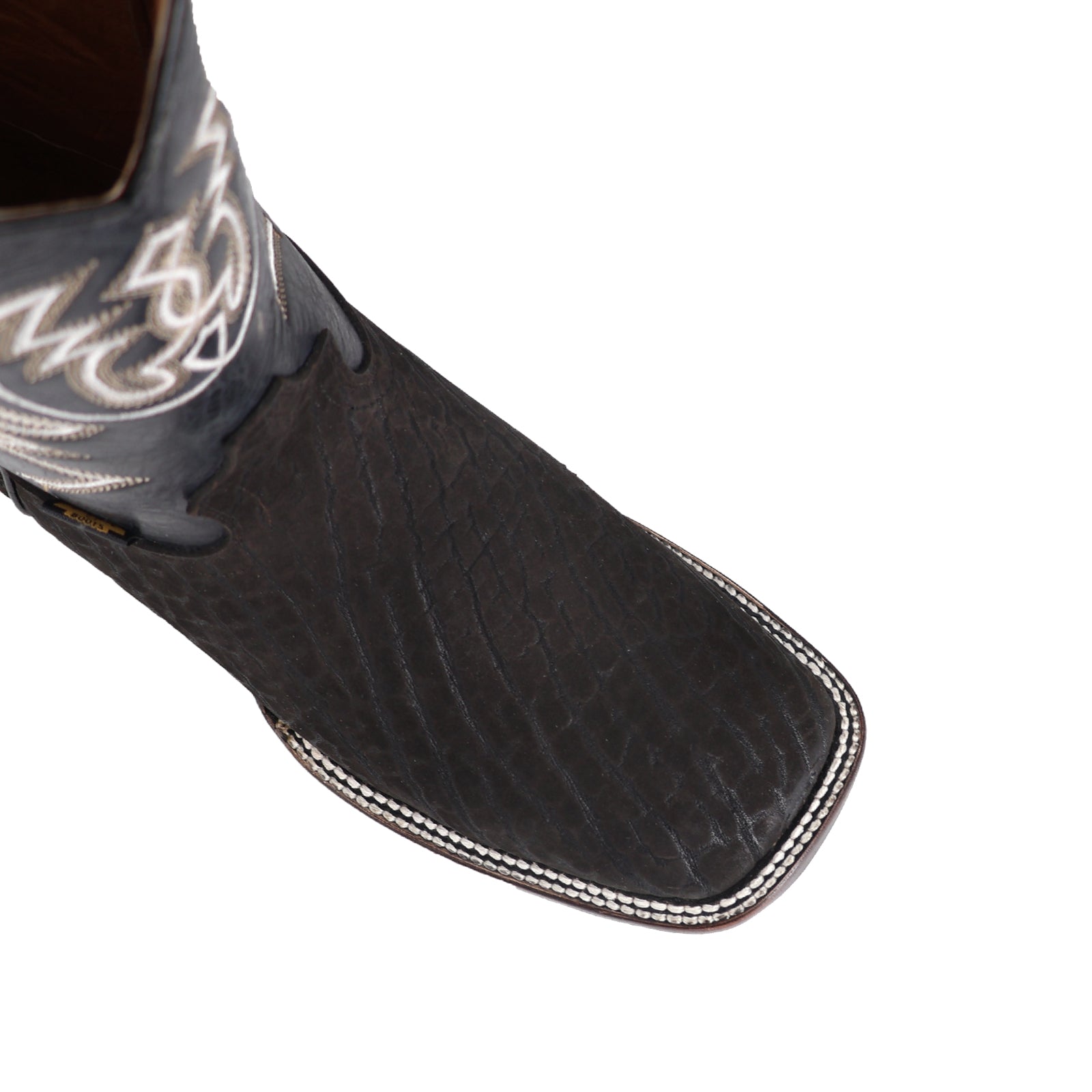 Bota Vaquera Bulldog Cuello De Toro Negro