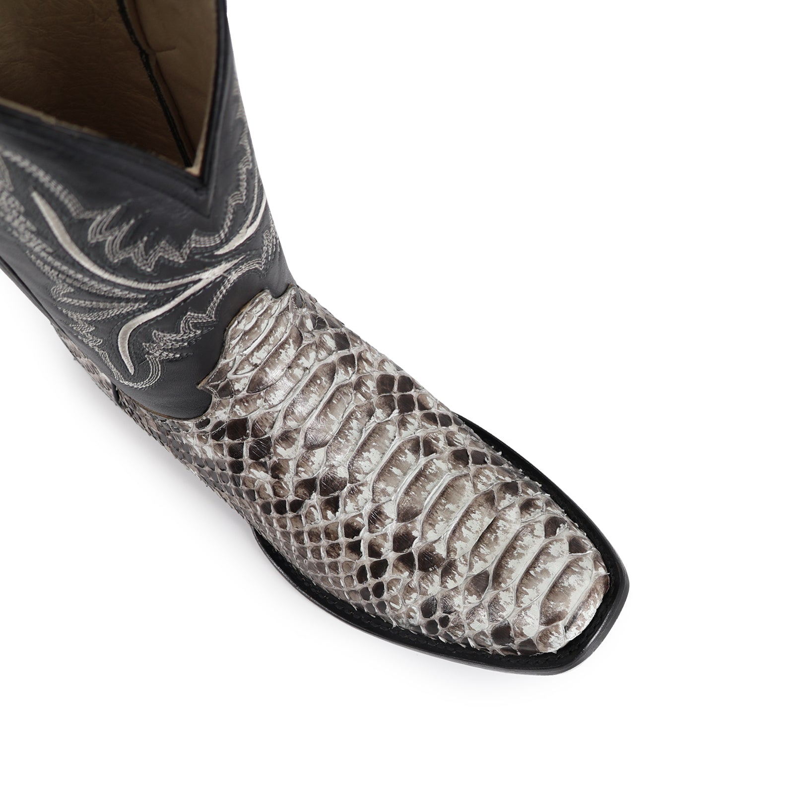 Bota Vaquera Dubai Pitón Natural