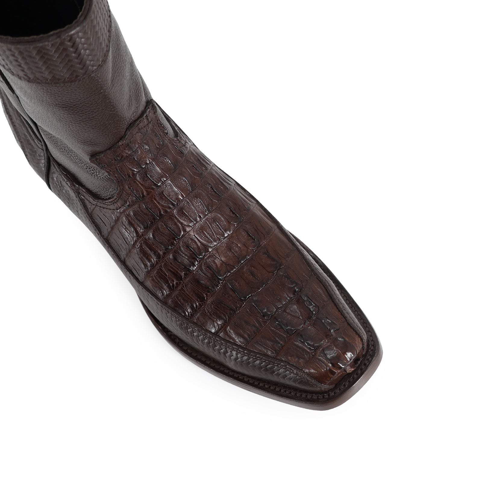 Botin Orion En Piel De Cocodrilo