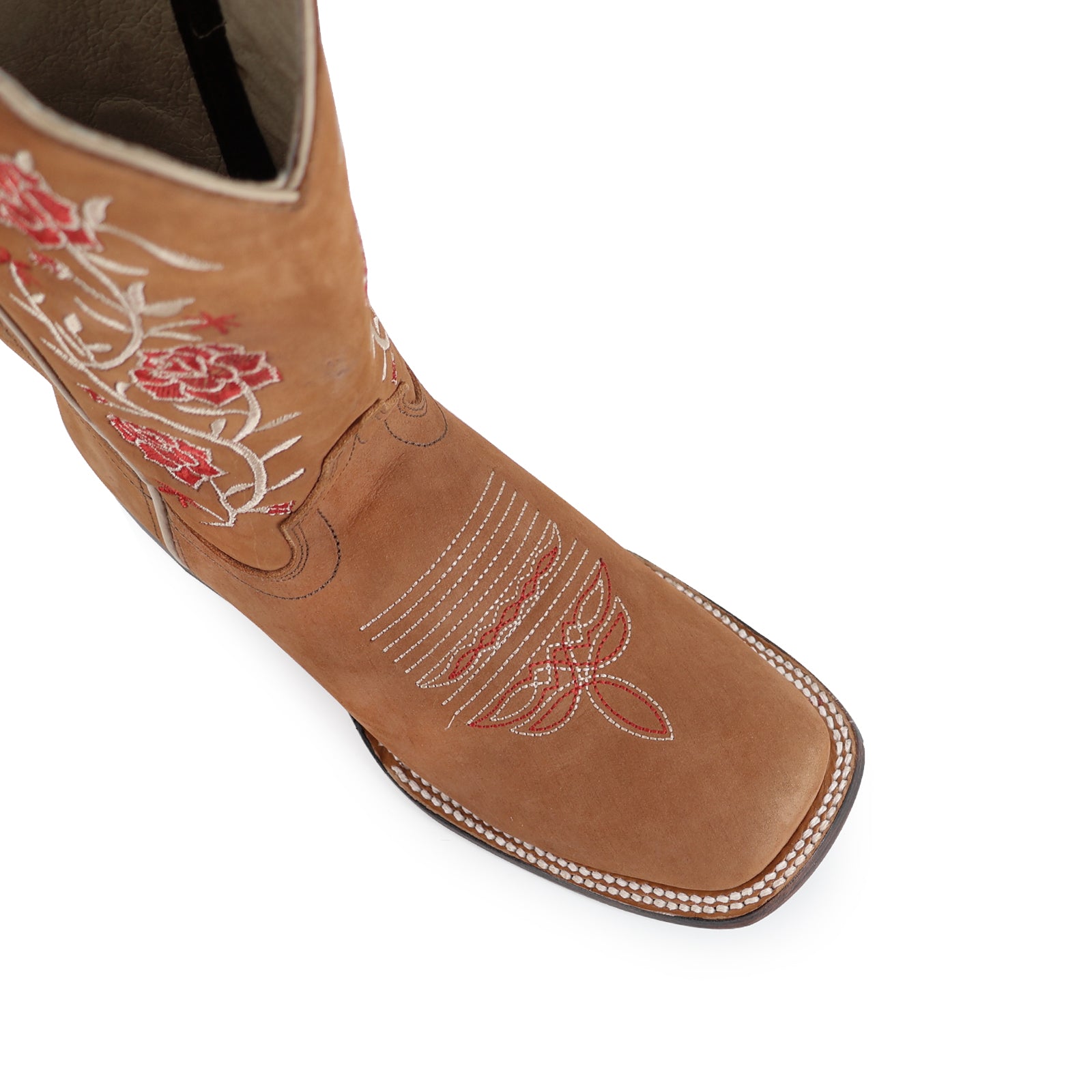 Bota vaquera para dama de piel modelo Rosalia