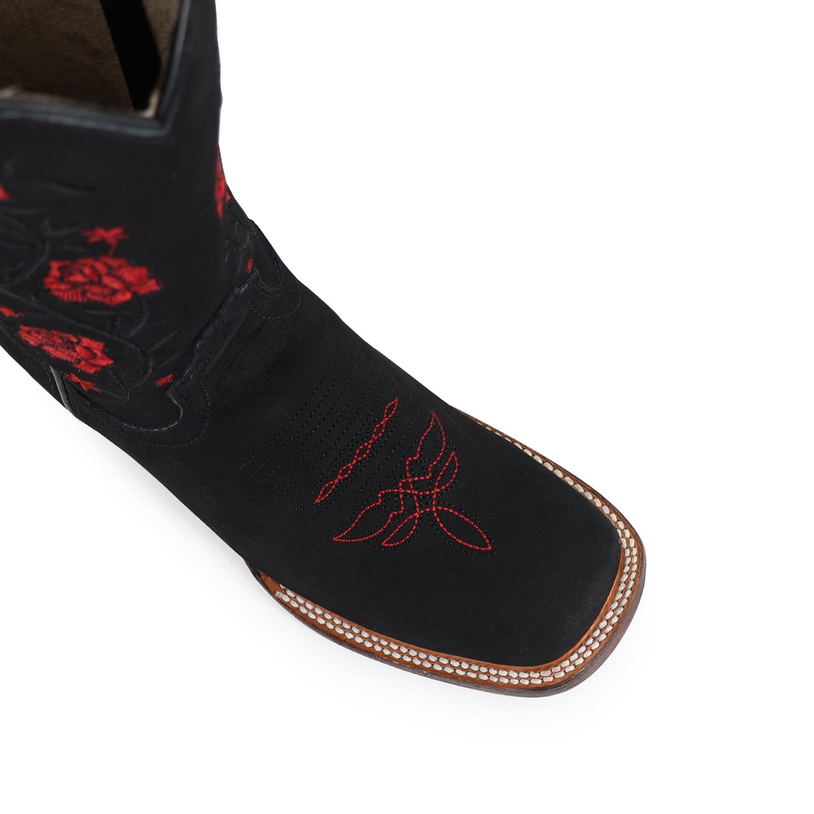 Bota vaquera para dama de piel modelo Rosalia