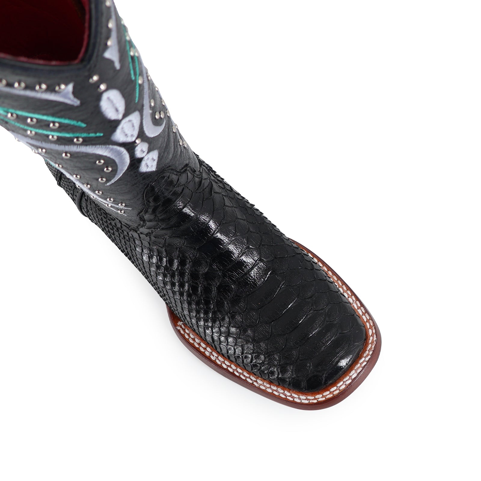 Bota vaquera para dama de piel modelo Joya