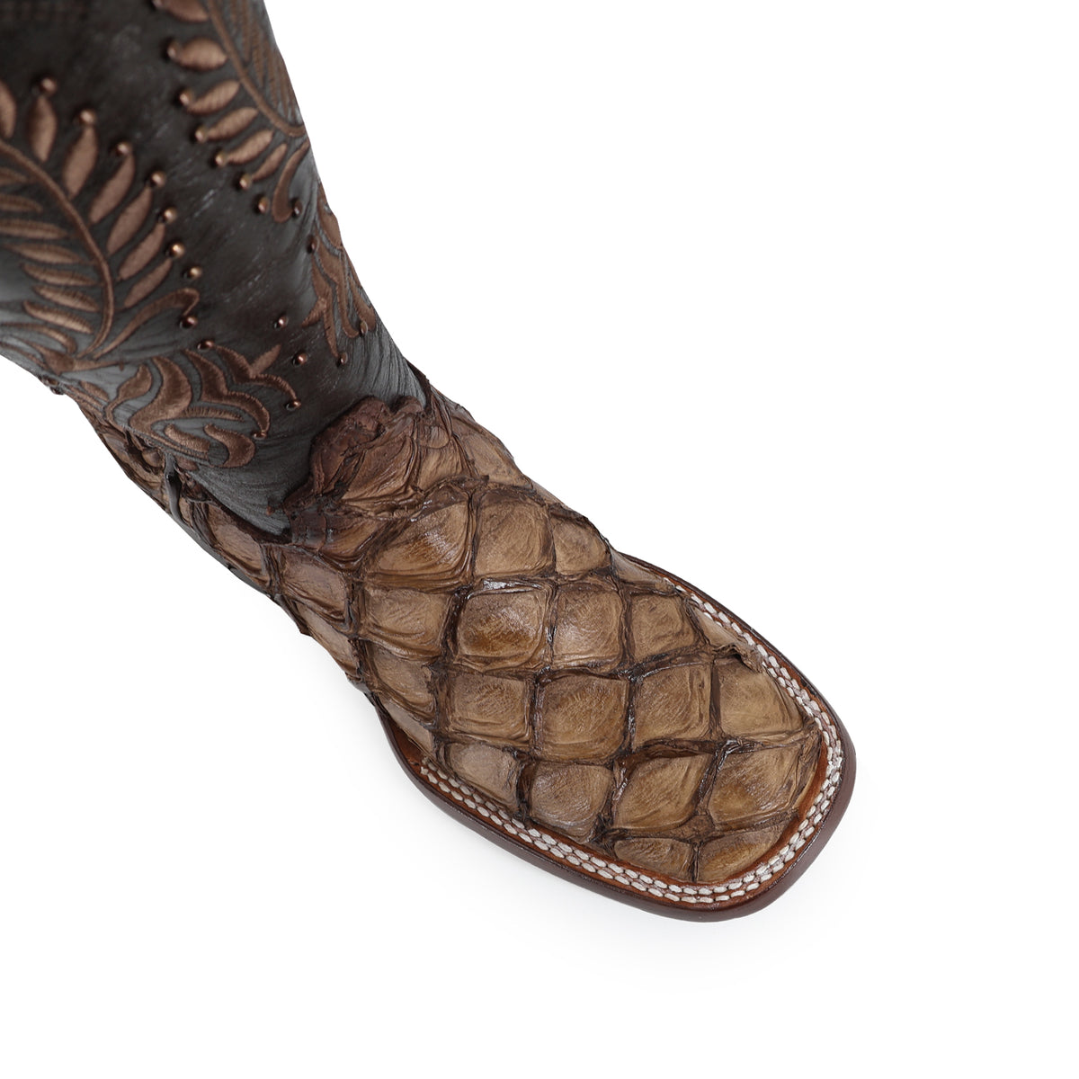 Bota vaquera para dama de piel Pescado modelo toscana