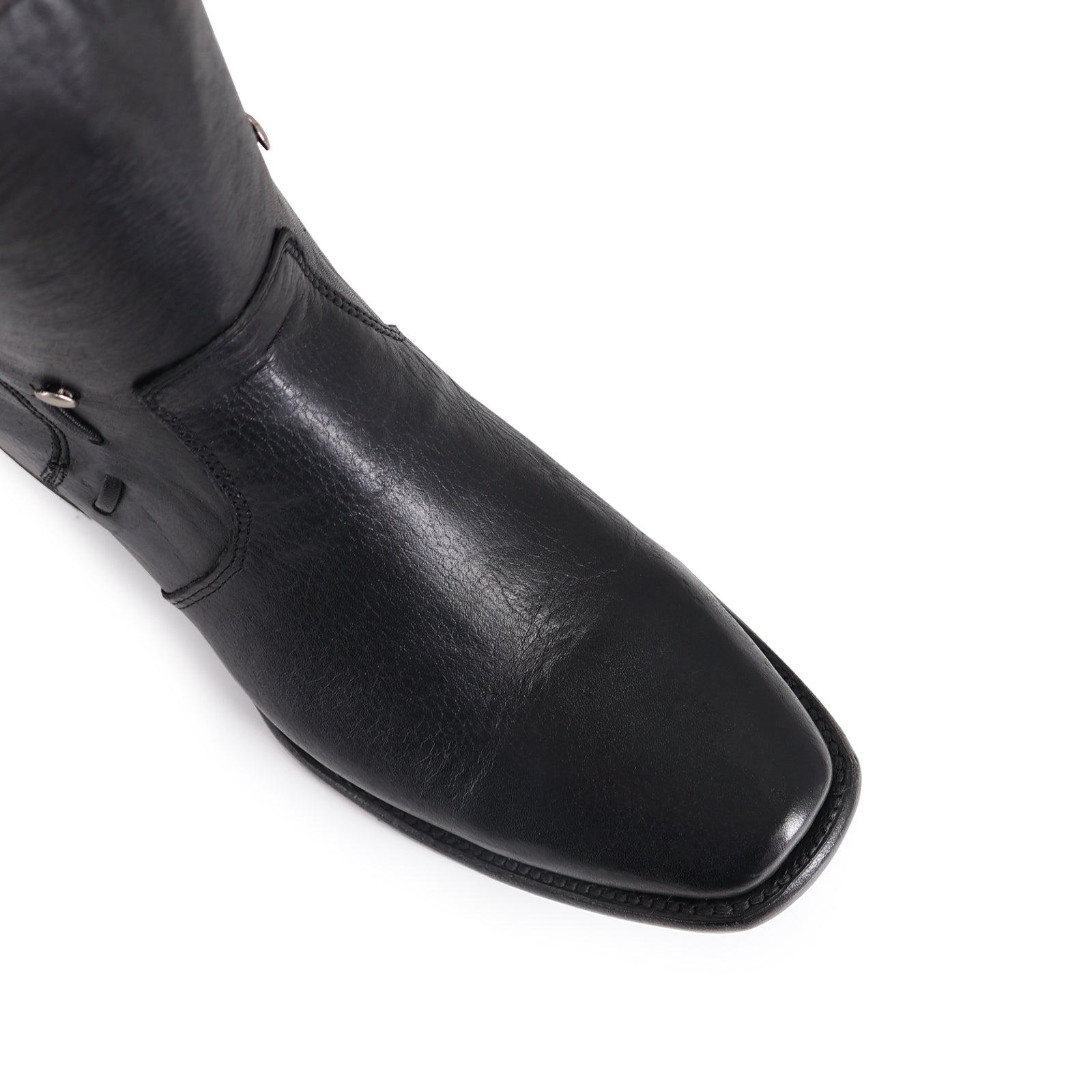 Botin Vaquero Estilo Vegas Negro