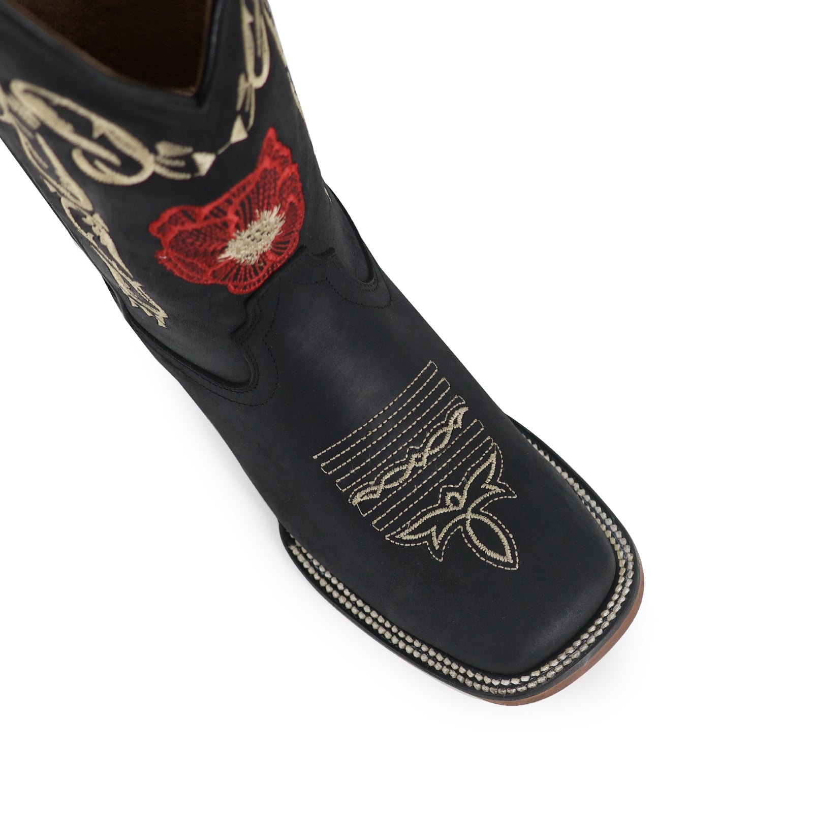 Bota vaquera para dama de piel modelo Chabela