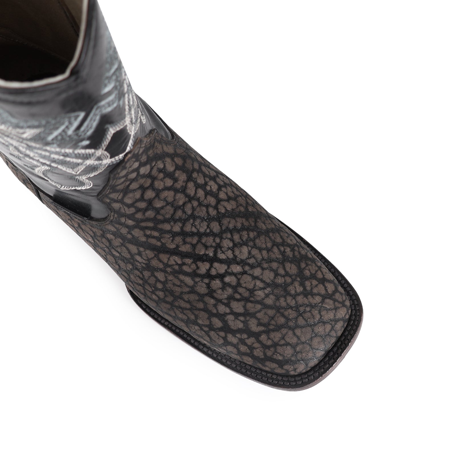 Bota Vaquera Bulldog Cuello De Toro Gris