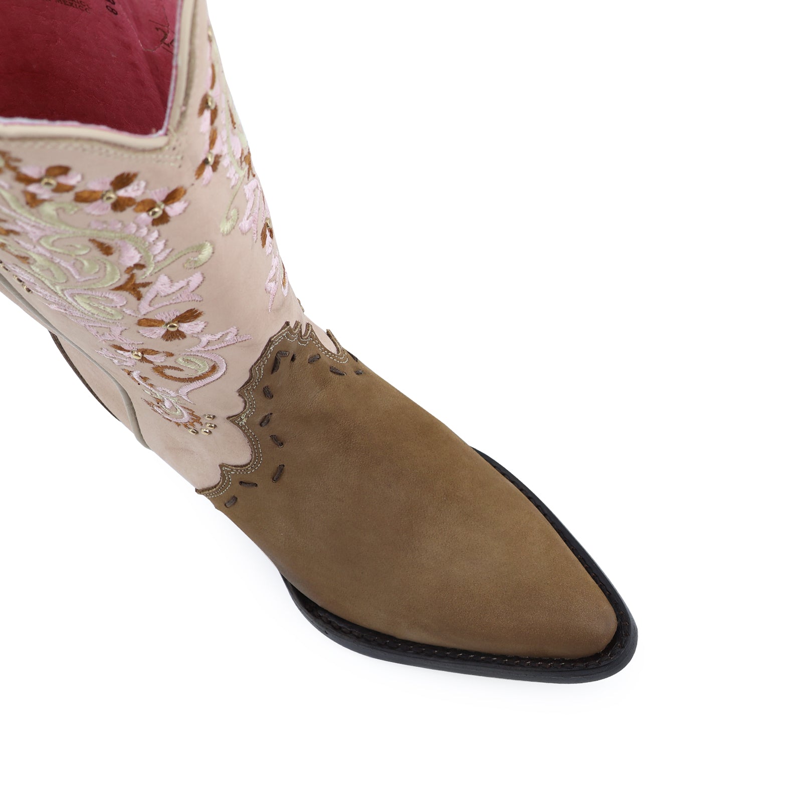 Bota vaquera para dama de piel modelo Catania