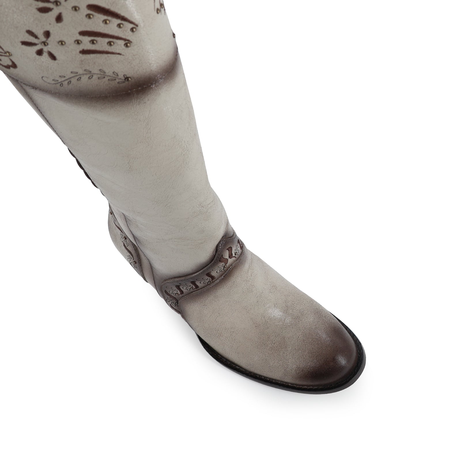 Bota casual para dama de piel modelo Presumida