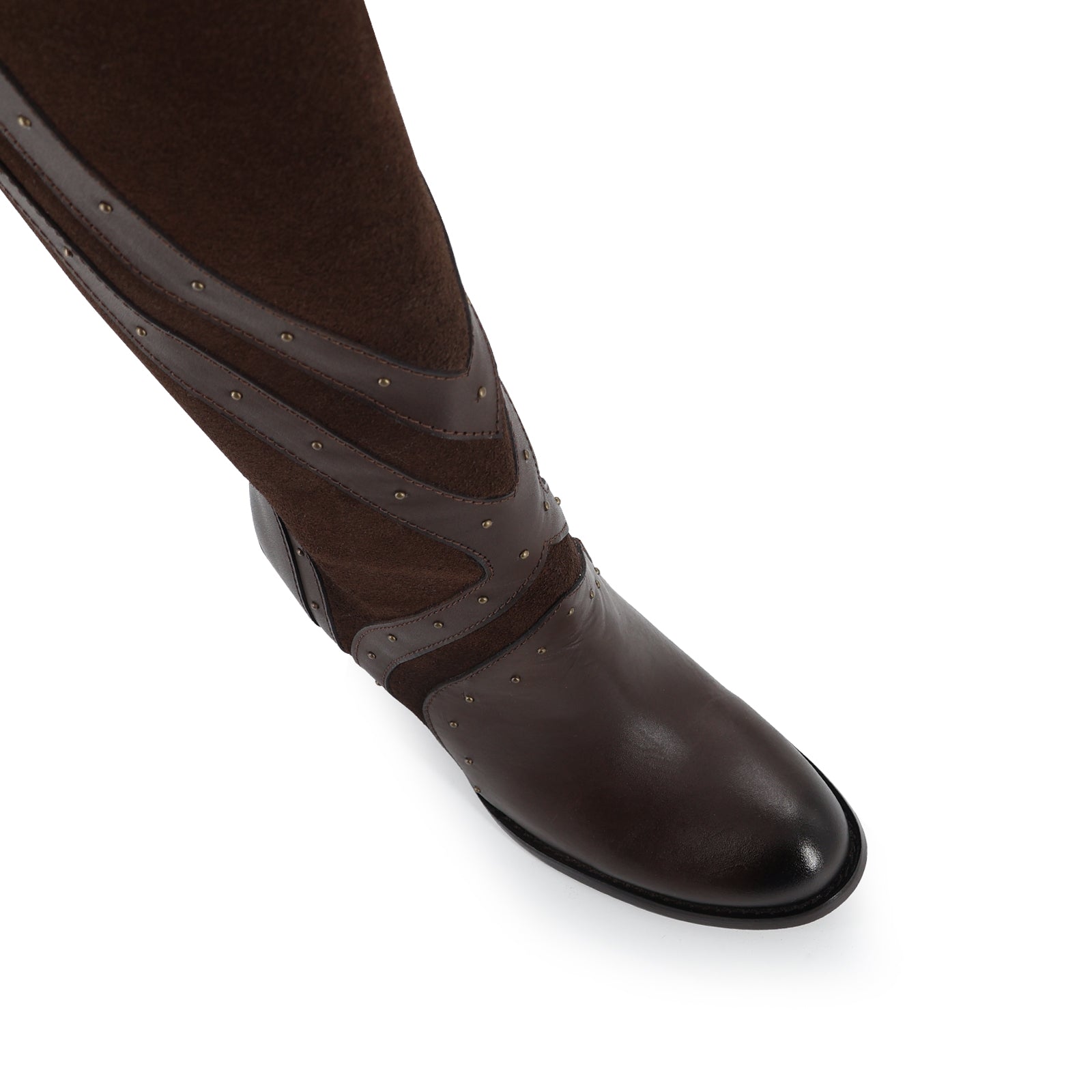 Bota casual para dama de piel modelo Soberbia