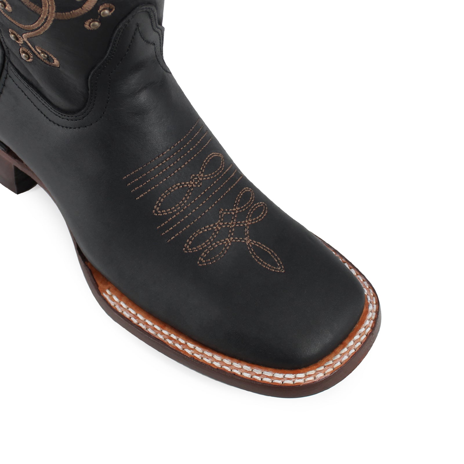 Bota vaquera para dama de piel modelo Adorada