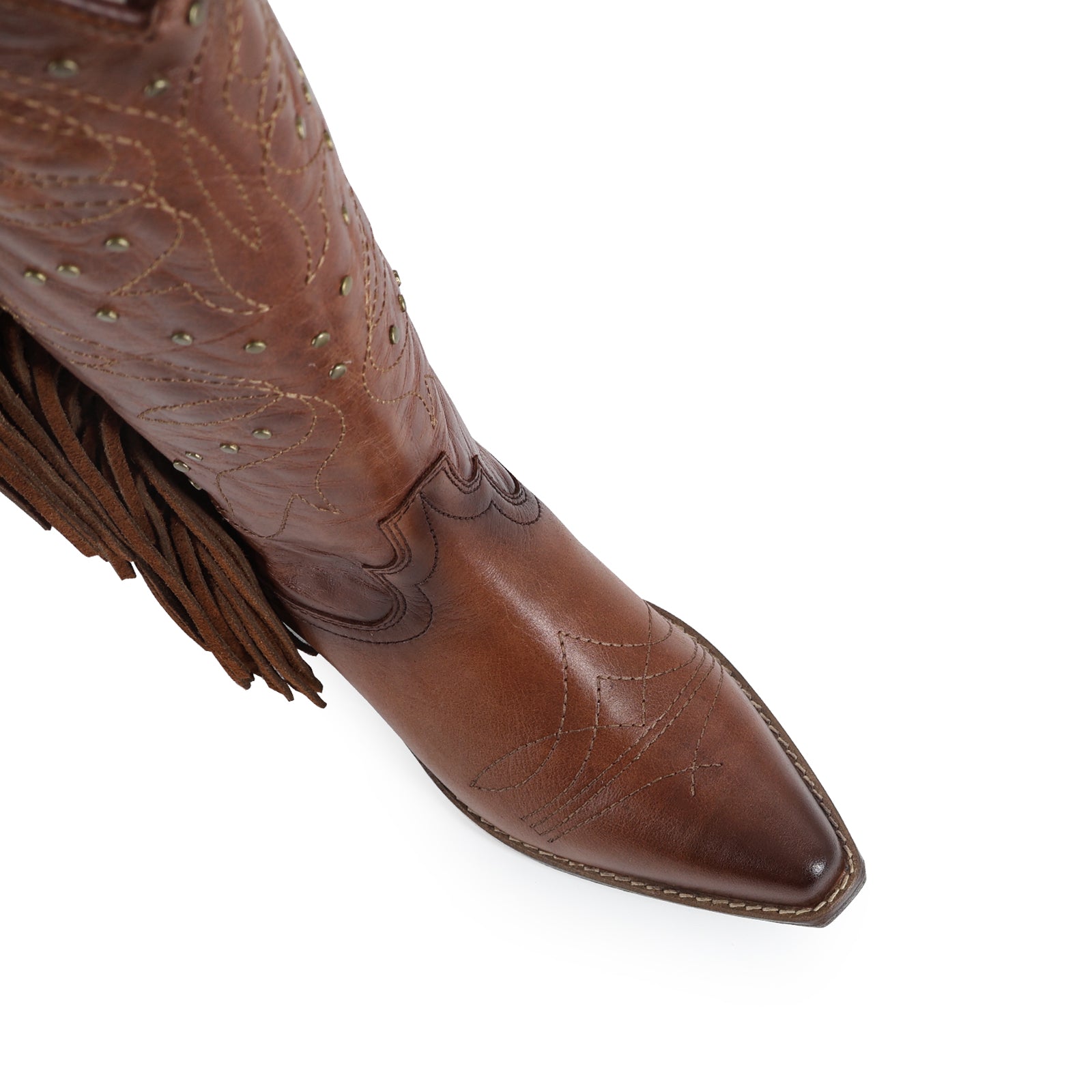 Bota vaquera para dama de piel modelo Fancy