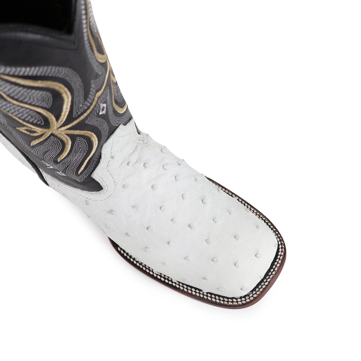 Bota Vaquera Bulldog Para Caballero Piel De Avestruz