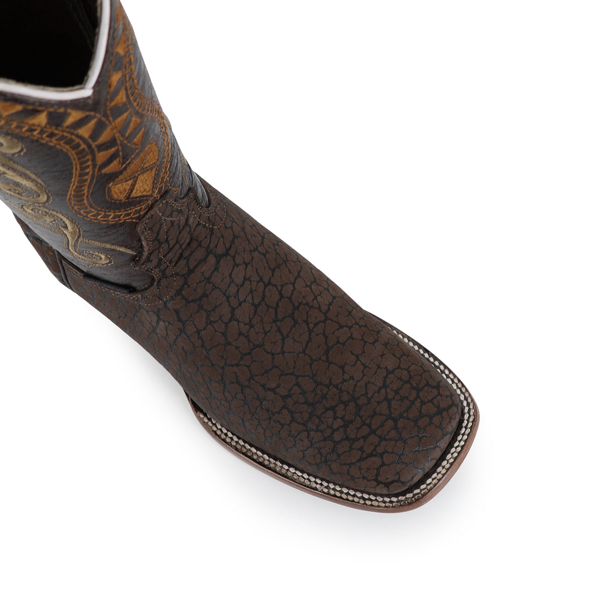 Bota Vaquera Bulldog Para Caballero Piel Cuello De Toro