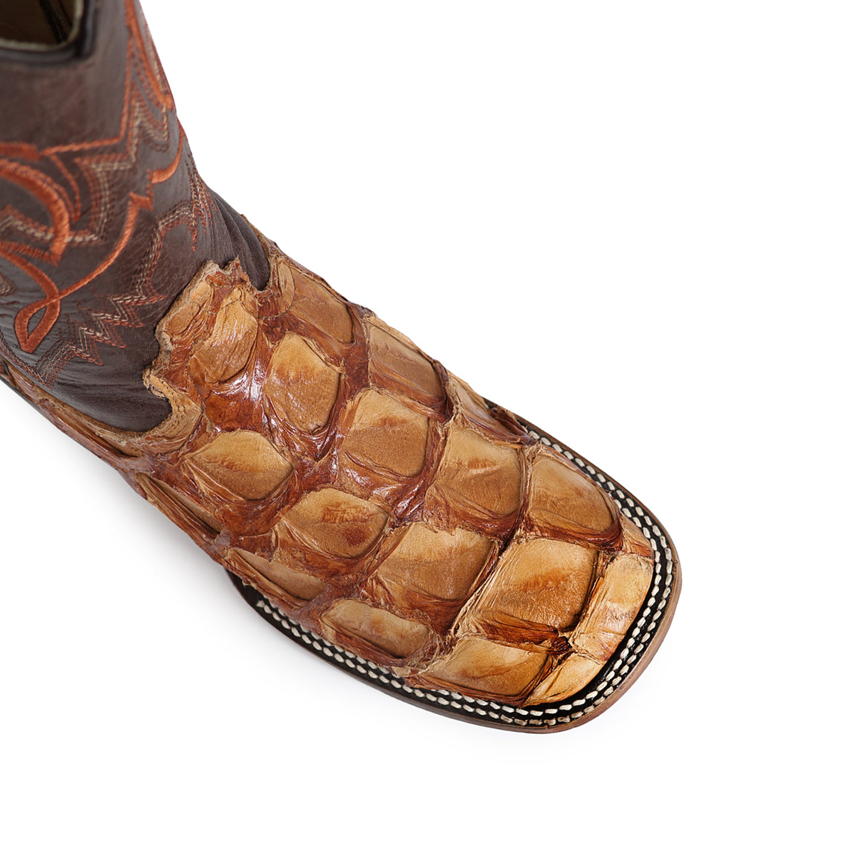 Bota Vaquera Bulldog Para Caballero Piel Pescado