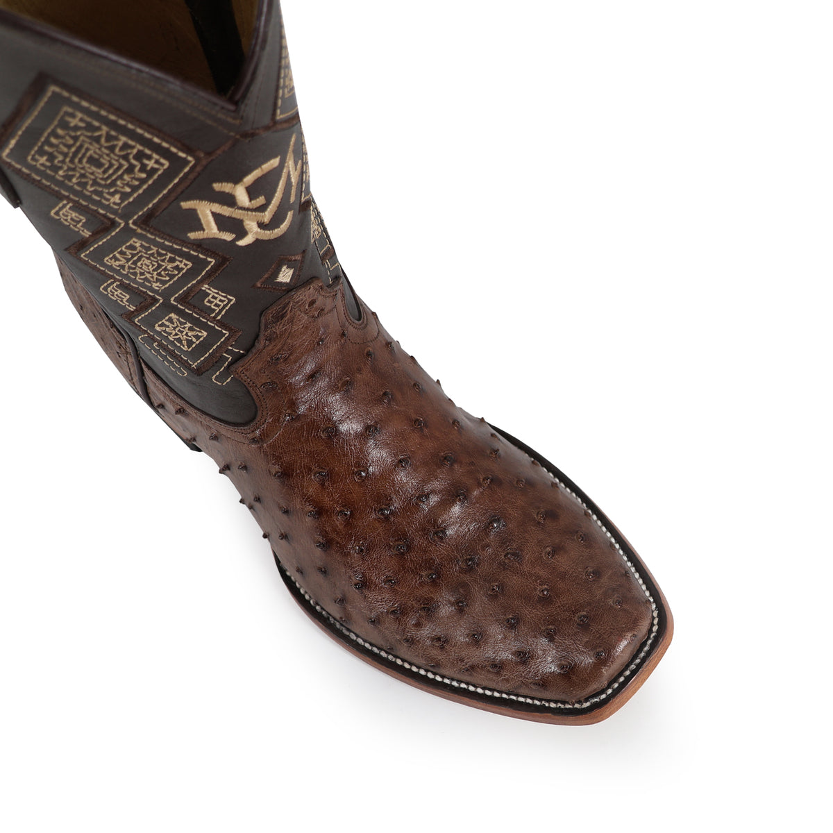 Bota Vaquera Dubai Para Caballero Piel De Avestruz