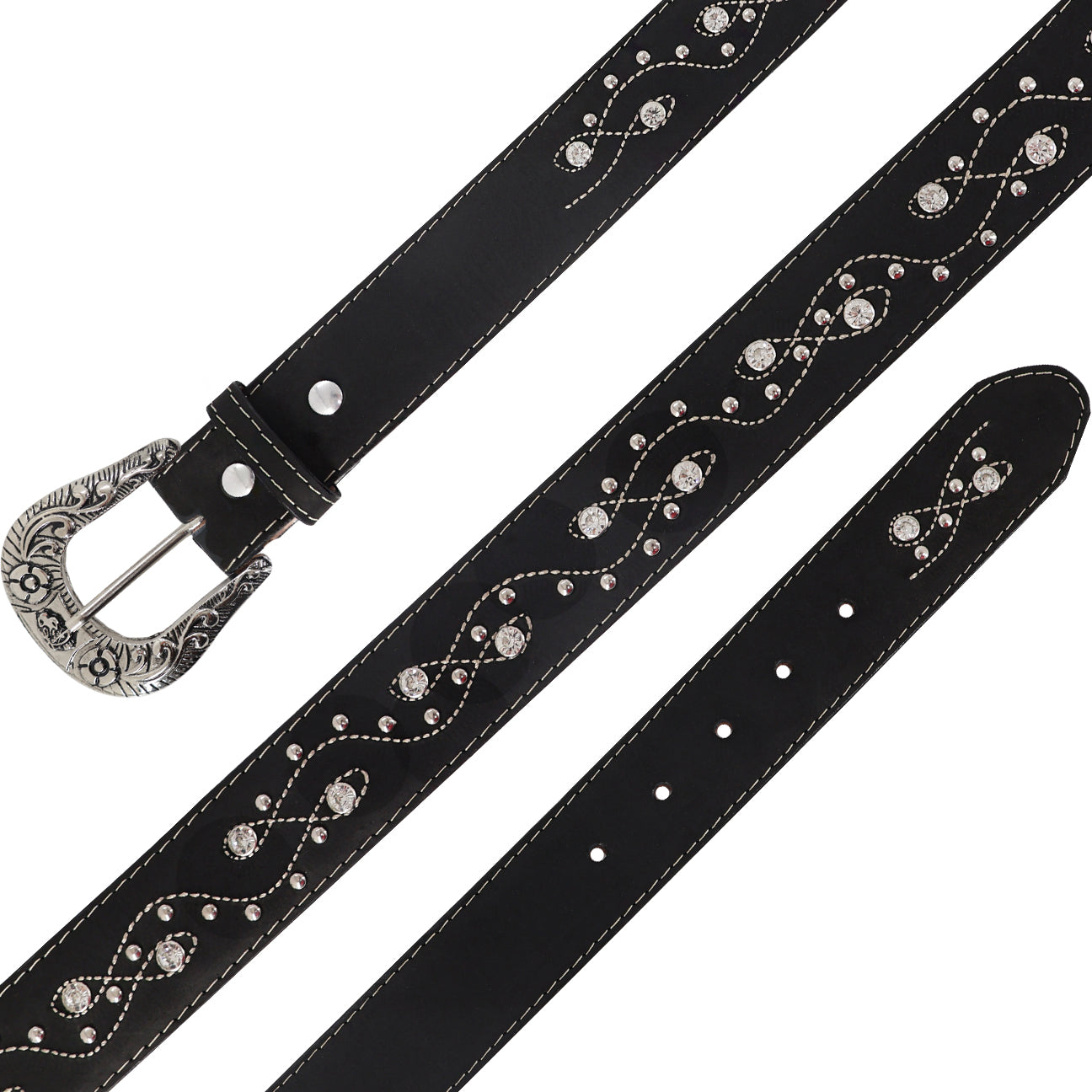 Cinto vaquero para dama modelo Ochitos