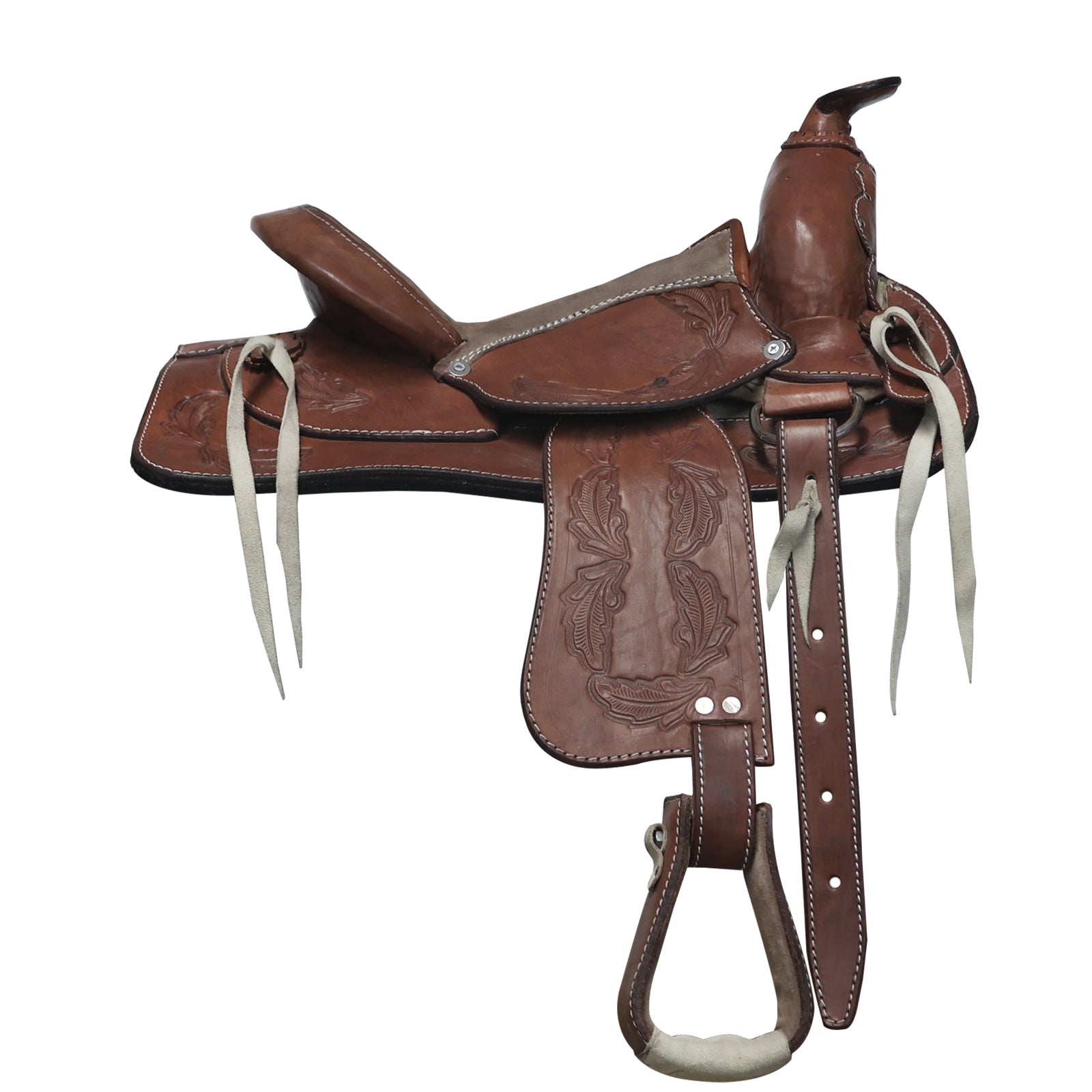 Montura Texana grabada