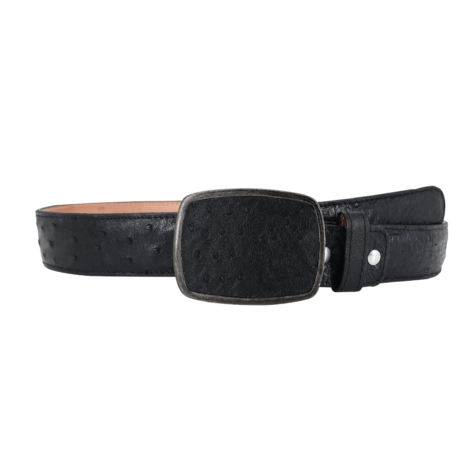 Cinturon HC Para Hombre En Piel De Avestruz