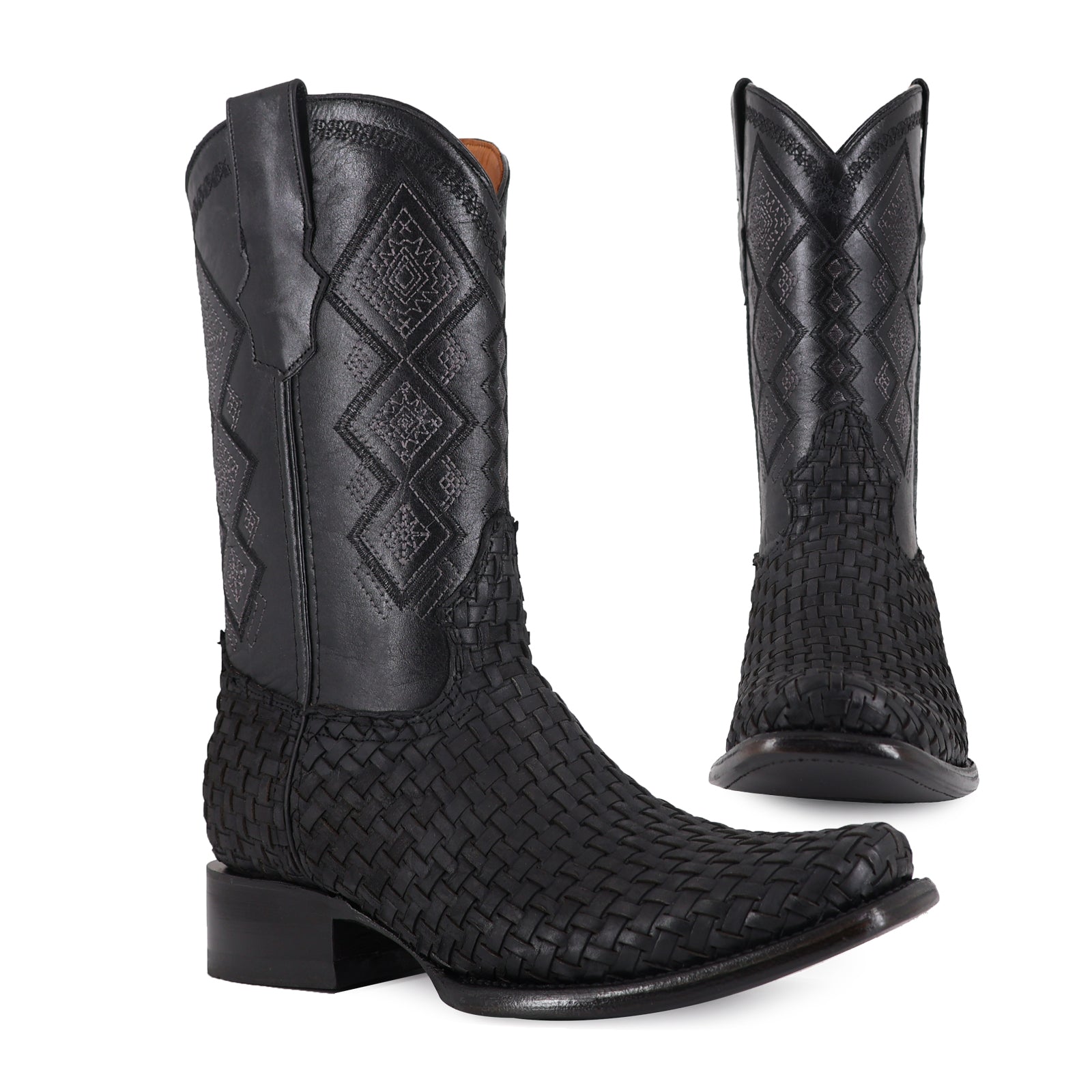 Bota Vaquera Dubai Petatillo Negro