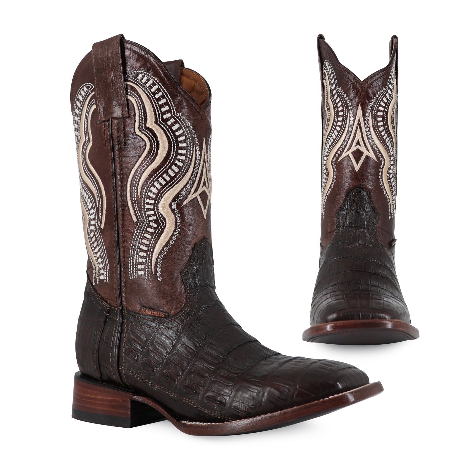 Bota Vaquera Bulldog Cocodrilo Cola Belly Cafe