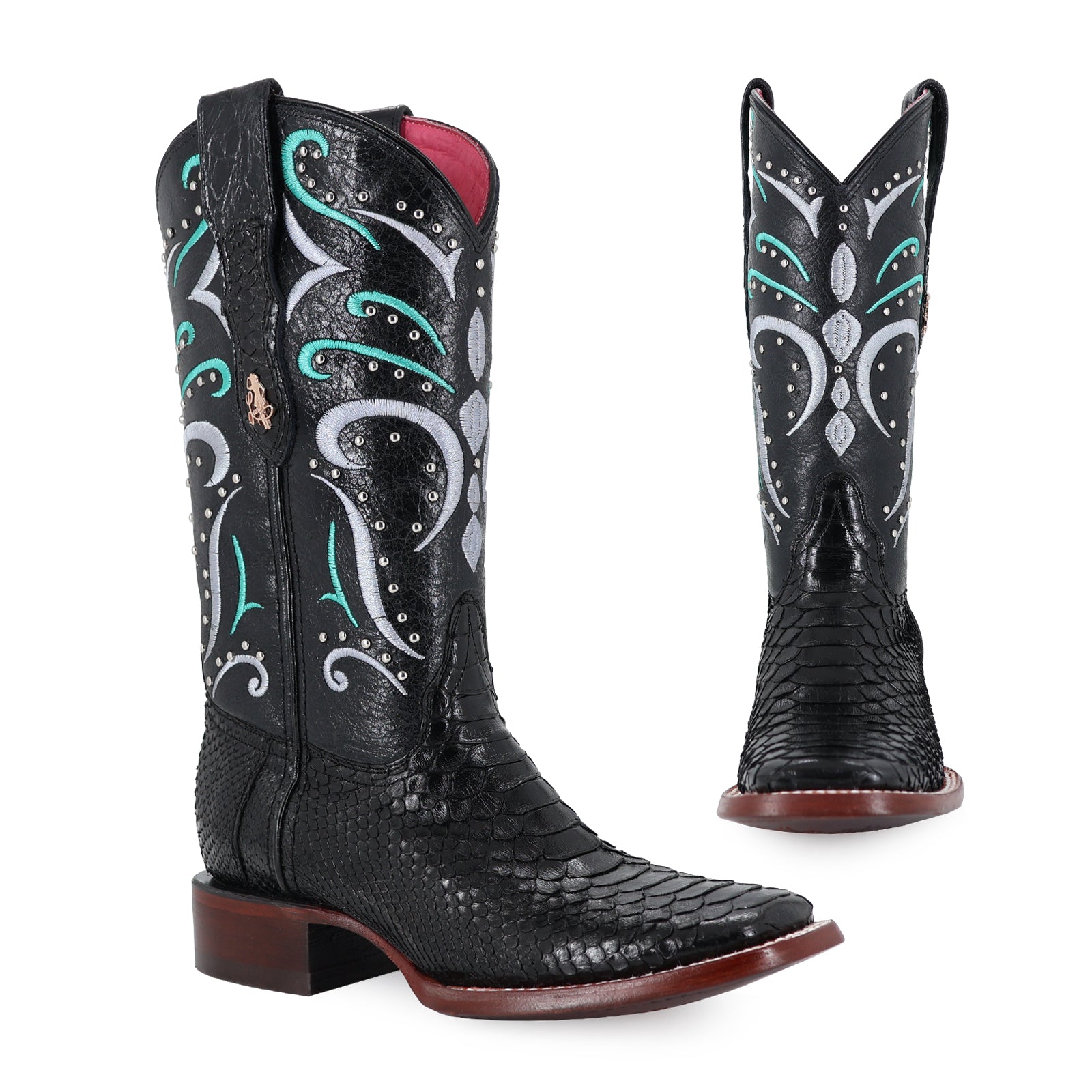 Bota vaquera para dama de piel modelo Joya