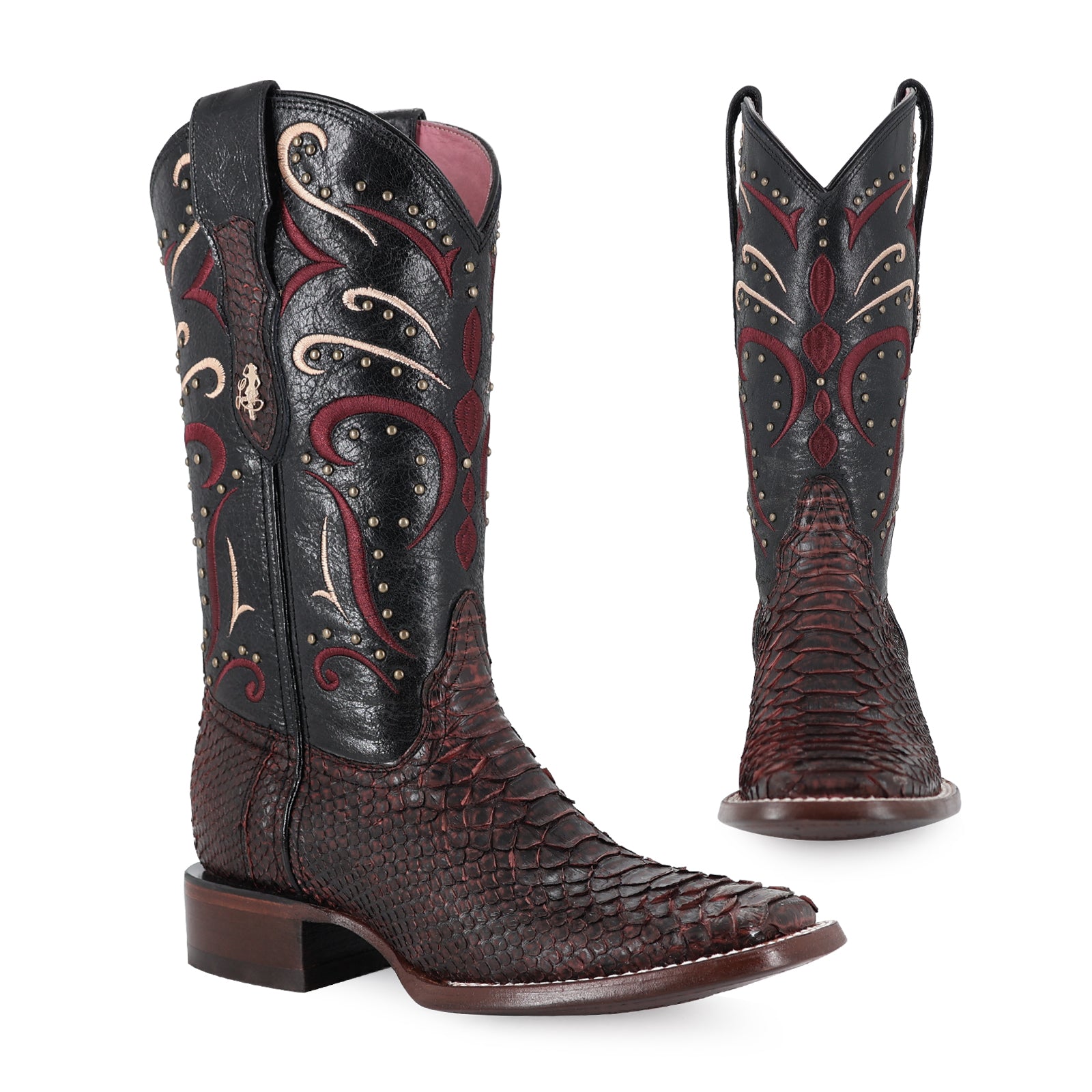 Bota vaquera para dama de piel modelo Joya