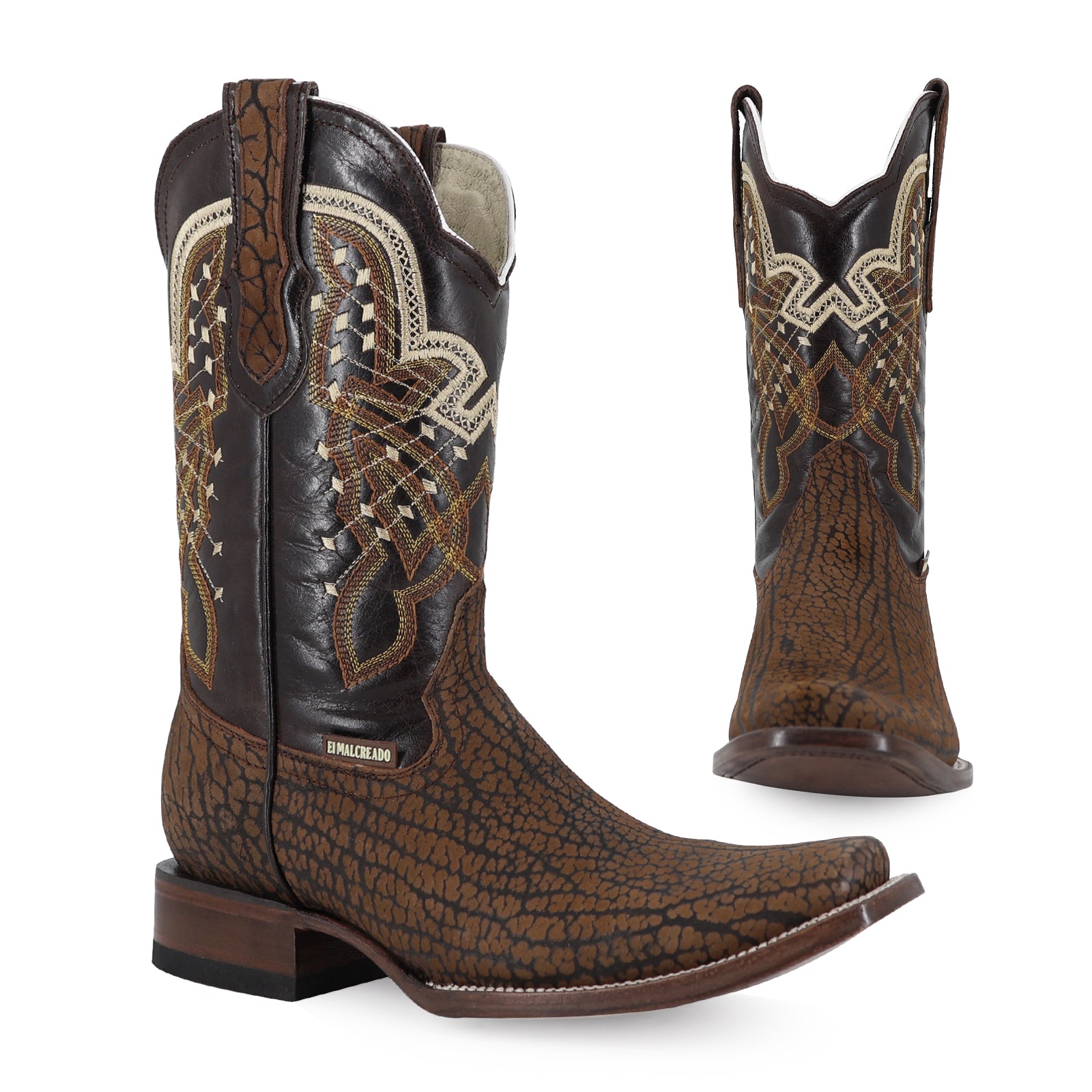 Bota Vaquera Dubai Cuello de Toro Miel