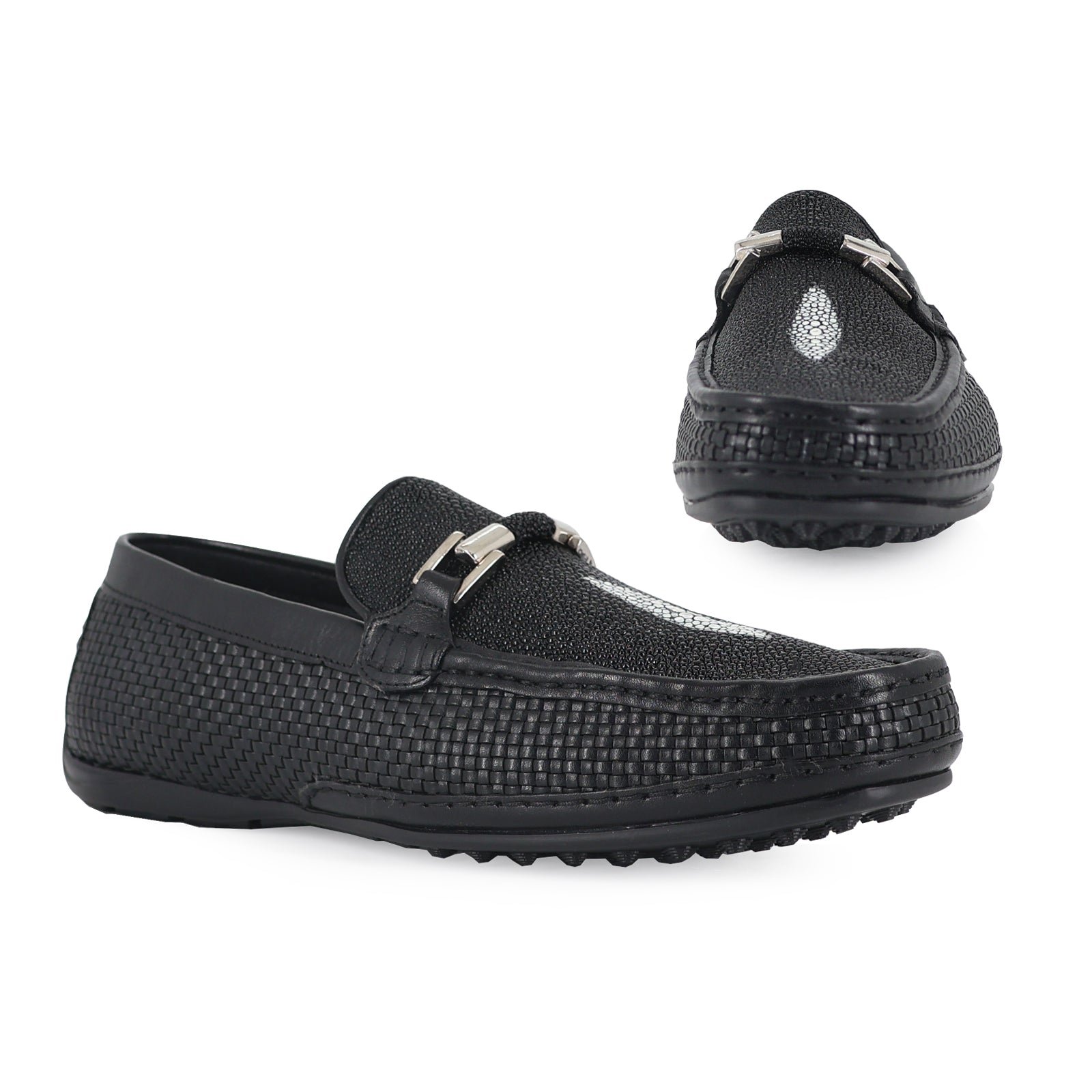 Zapato Glamour Para Hombre En Piel Mantarraya Macho