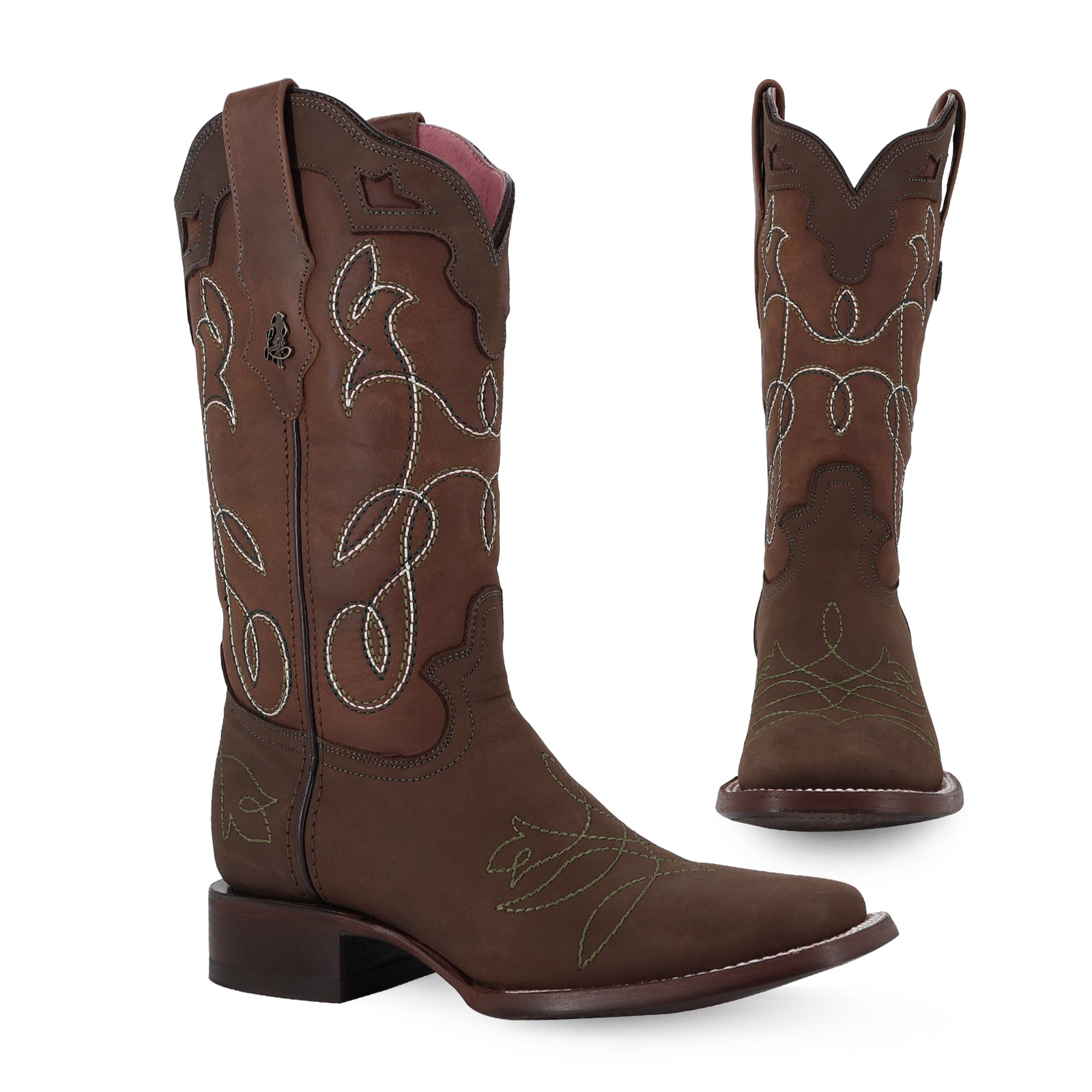 Bota vaquera para dama de piel modelo Palmira