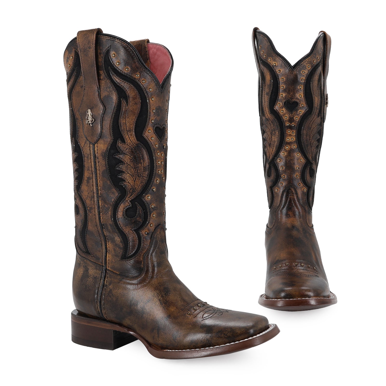 Bota vaquera para dama de piel modelo Dolly