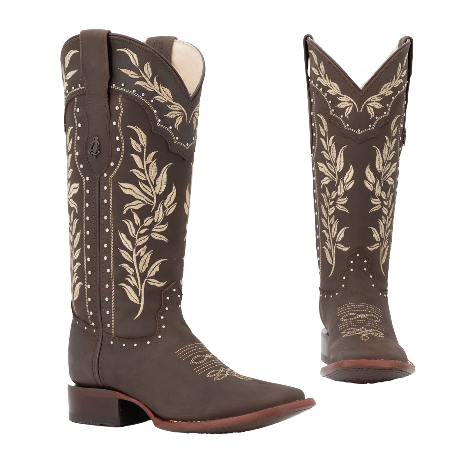 Bota vaquera para dama de piel modelo Acacia