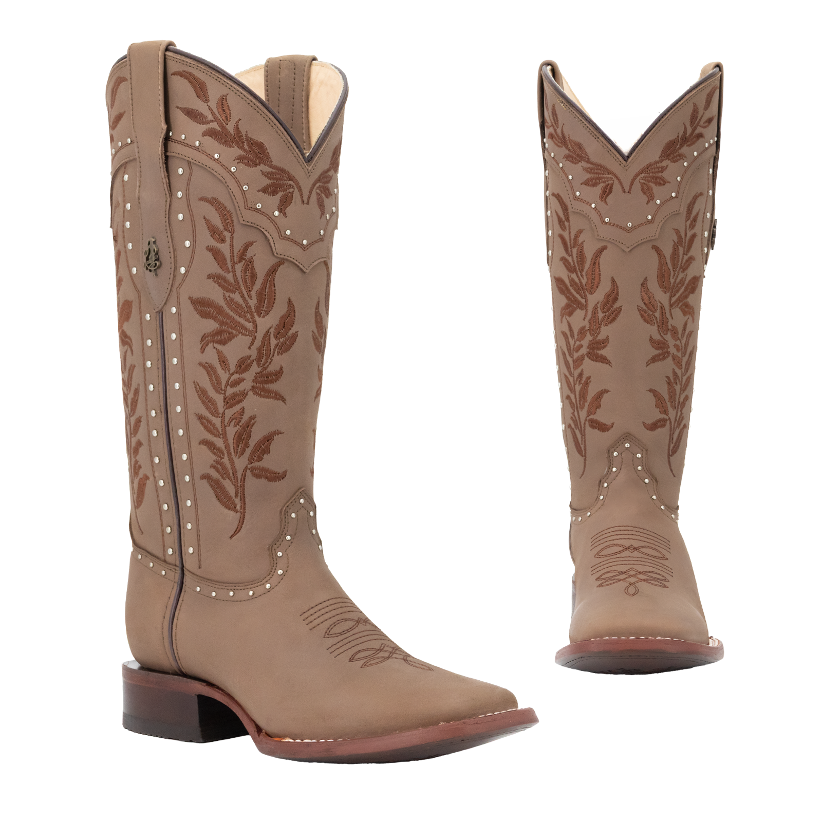 Bota vaquera para dama de piel modelo Acacia