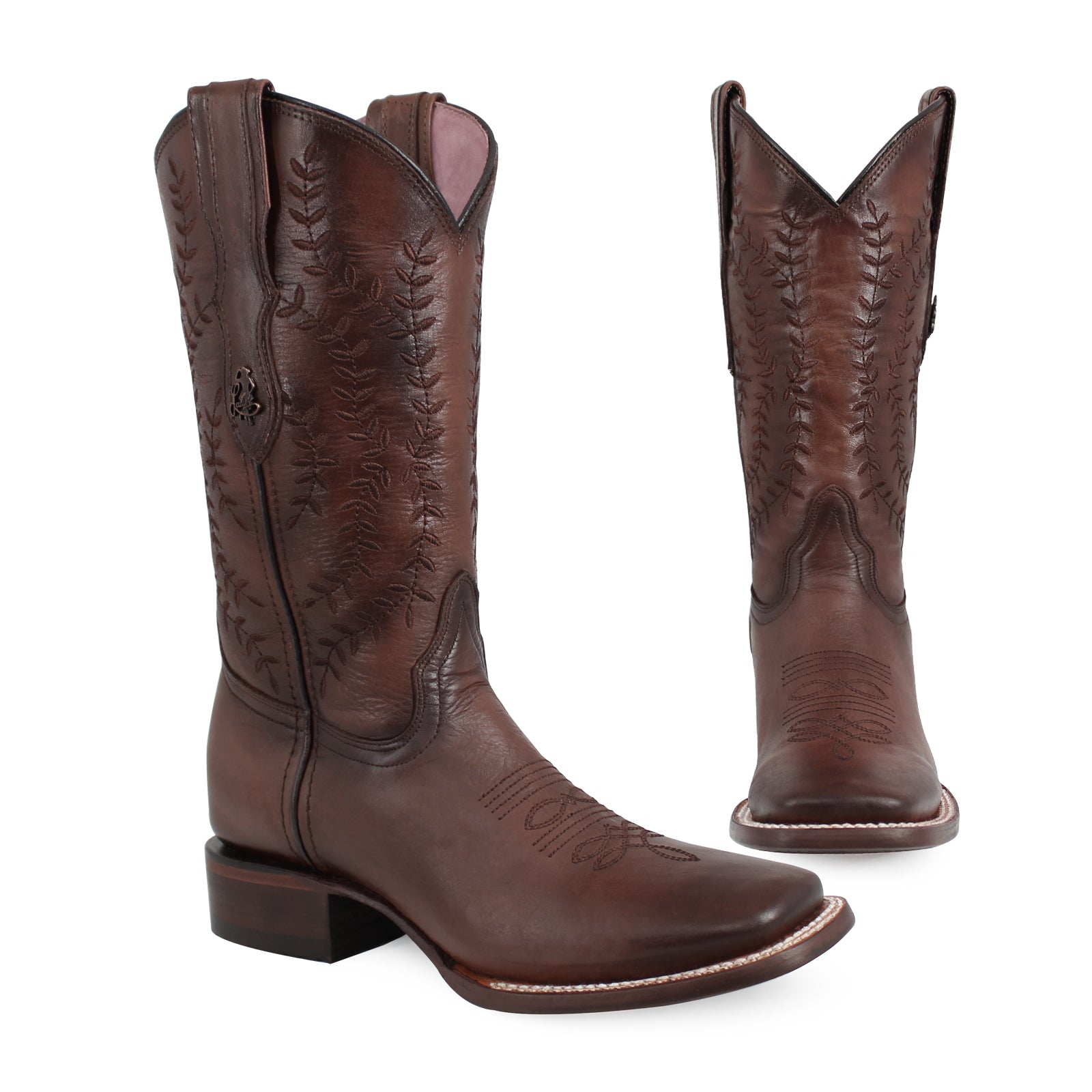 Bota vaquera para dama de piel modelo Orgullosa