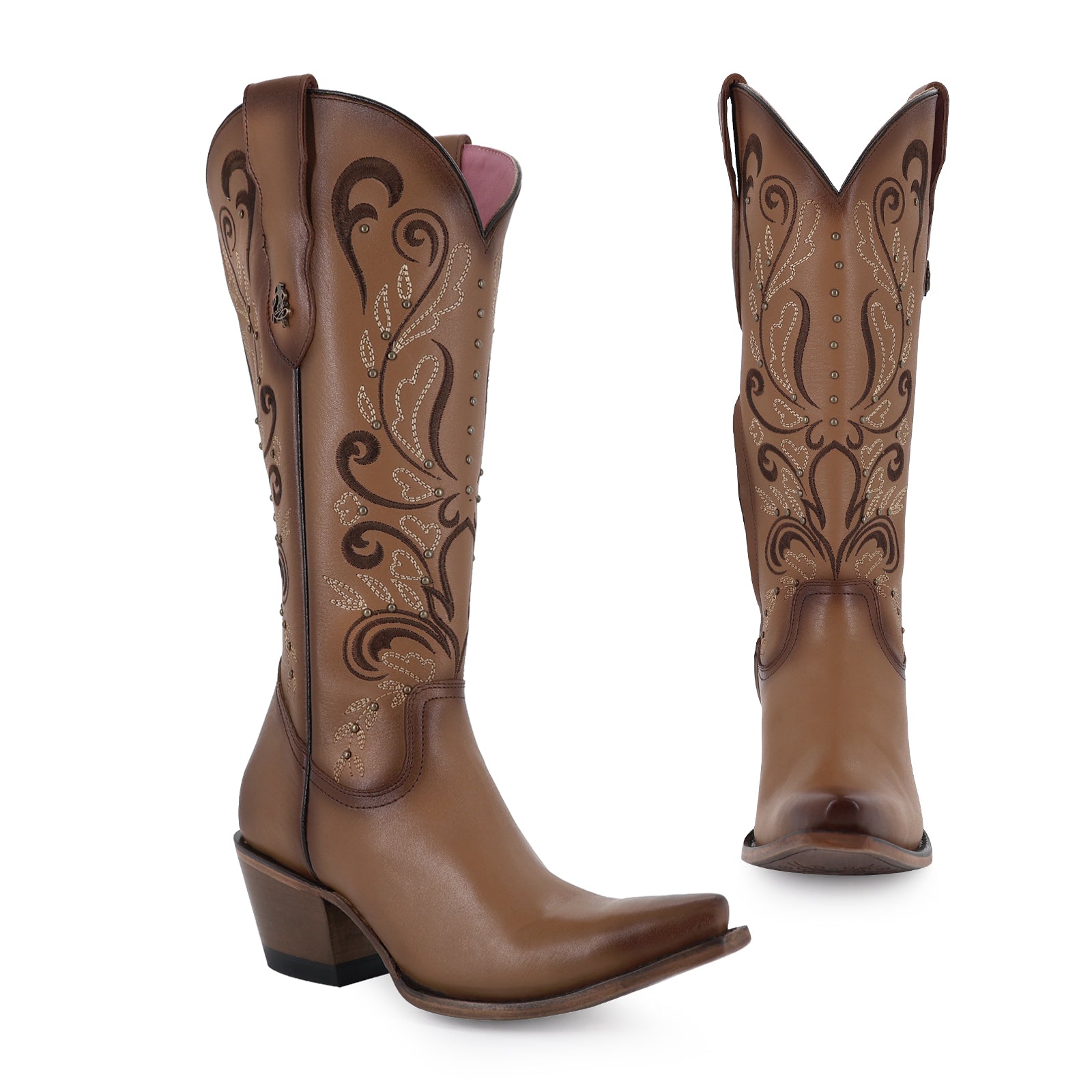 Bota vaquera para dama de piel modelo Opera