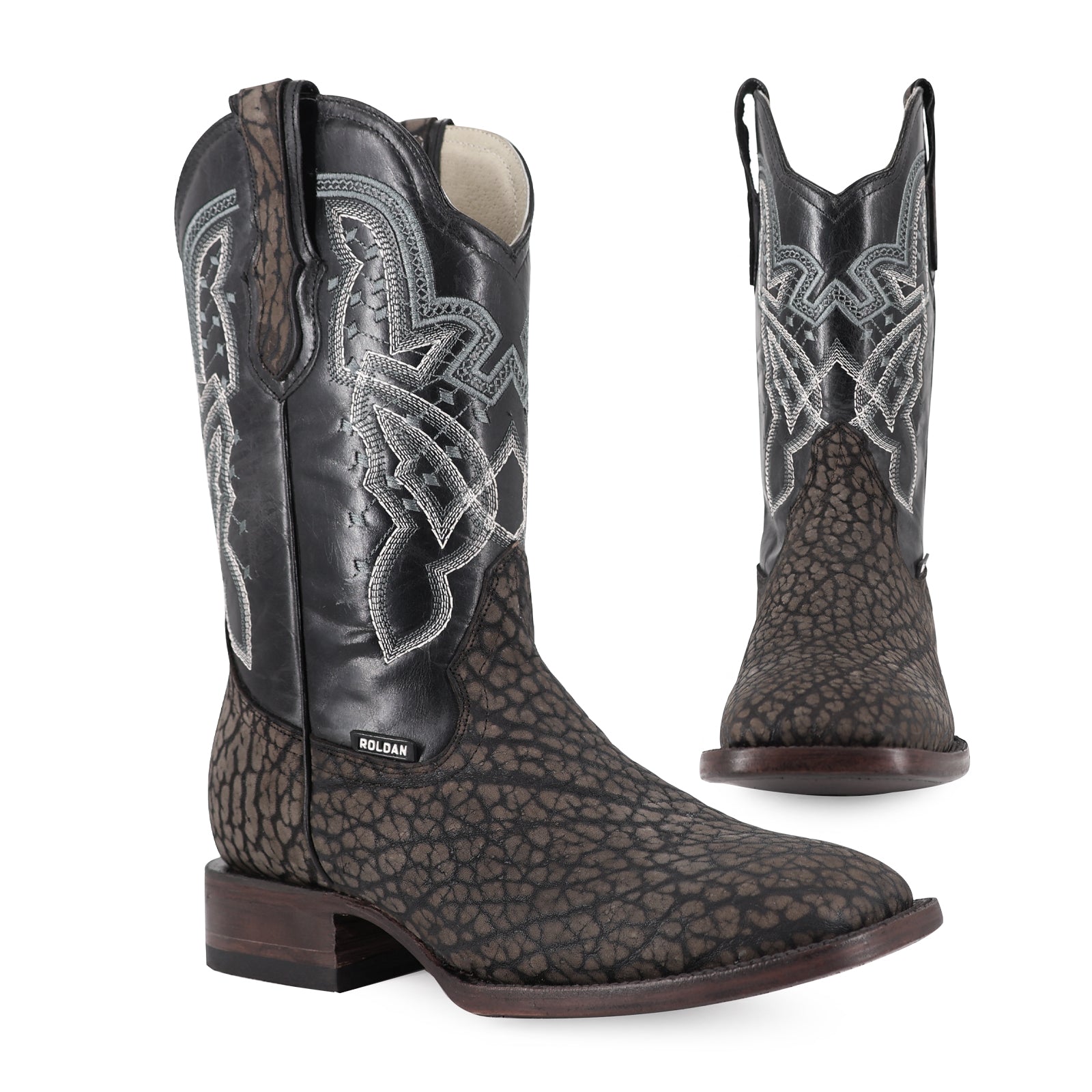 Bota Vaquera Bulldog Cuello De Toro Gris