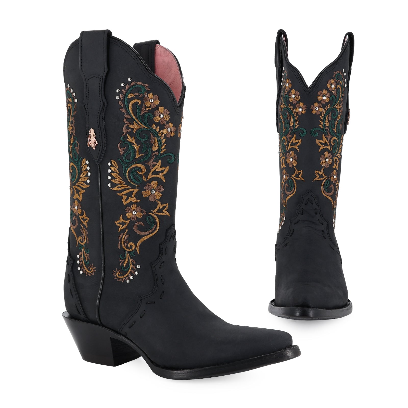 Bota vaquera para dama de piel modelo Catania