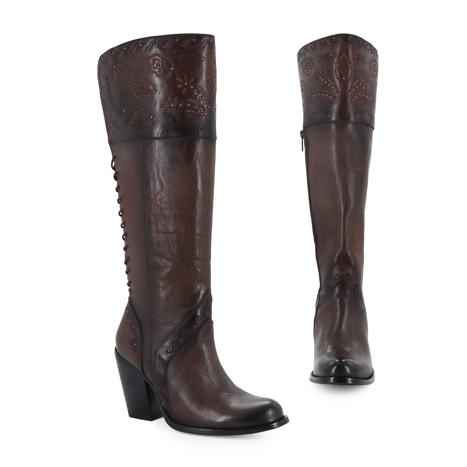 Bota casual para dama de piel modelo Presumida