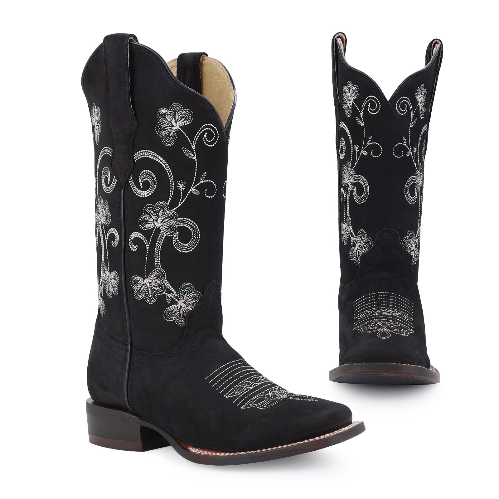 Bota vaquera para dama de piel modelo Castilla