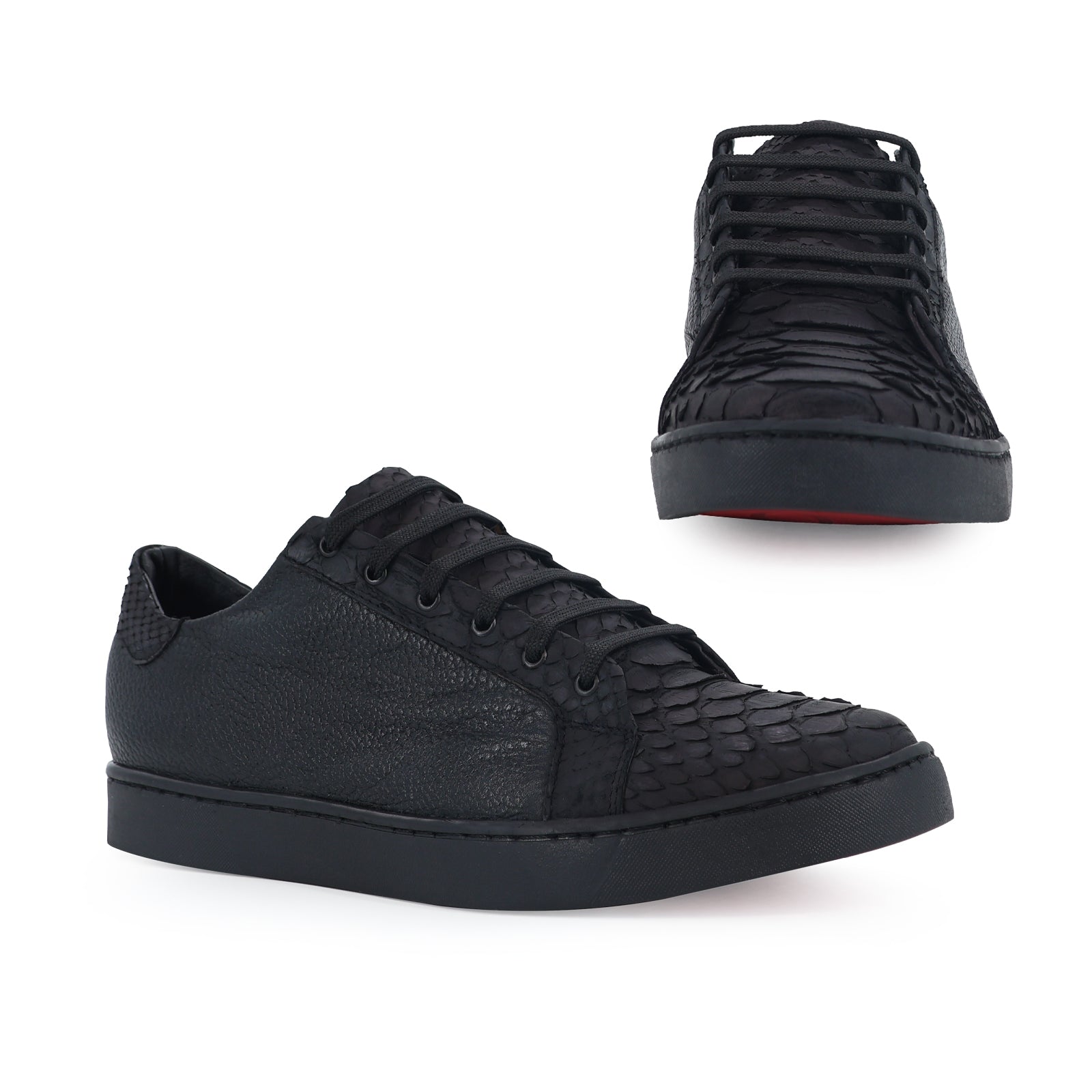 Tenis Max En Piel De Piton Nobuck