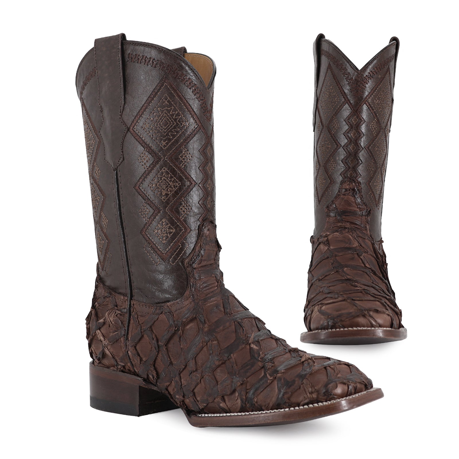 Bota Vaquera Bulldog Pescado Nobuck Cafe