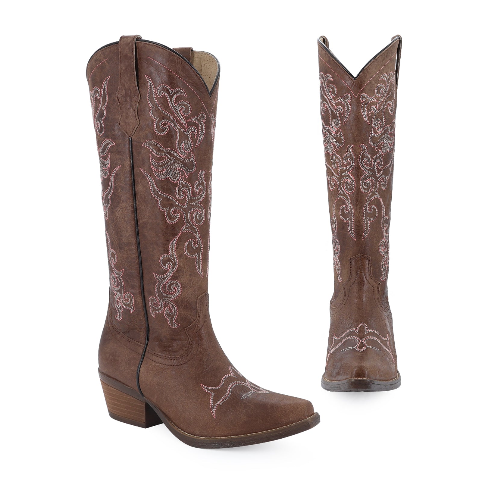 Bota vaquera para dama de piel modelo Darling