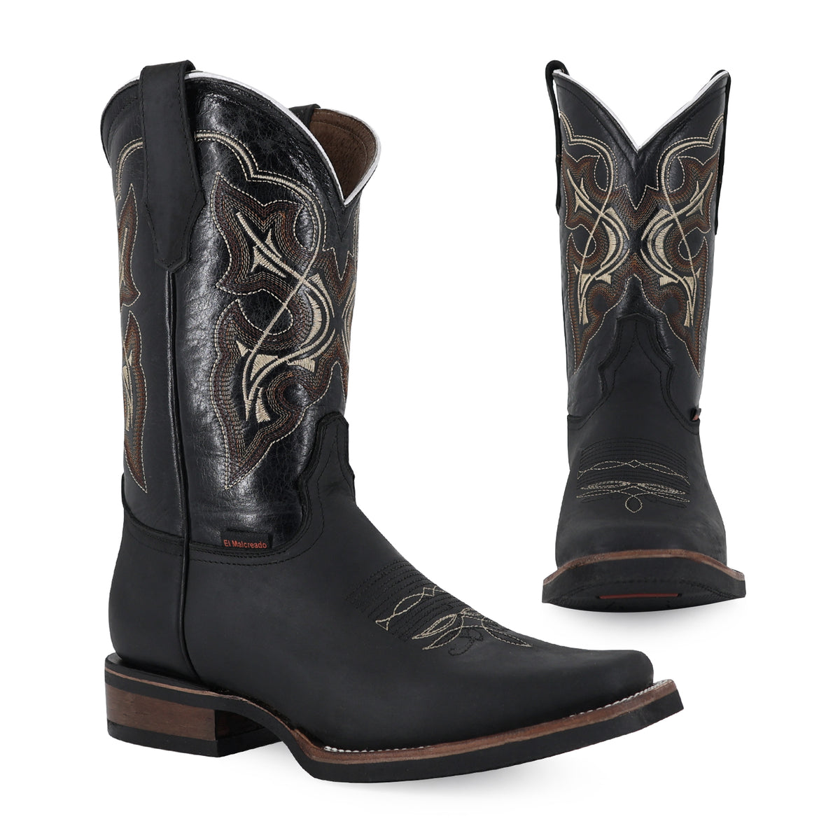 Bota Vaquera Rodeo Para Caballero Piel Crazy