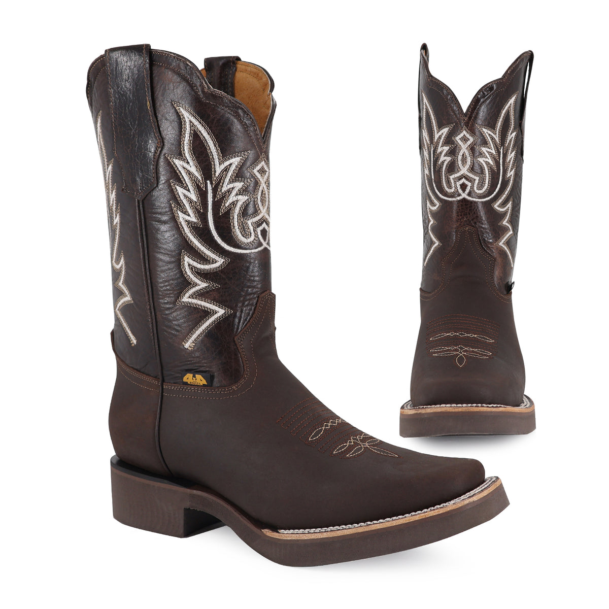 Bota Vaquera Rodeo Crazy Suela Poliuretano Negro