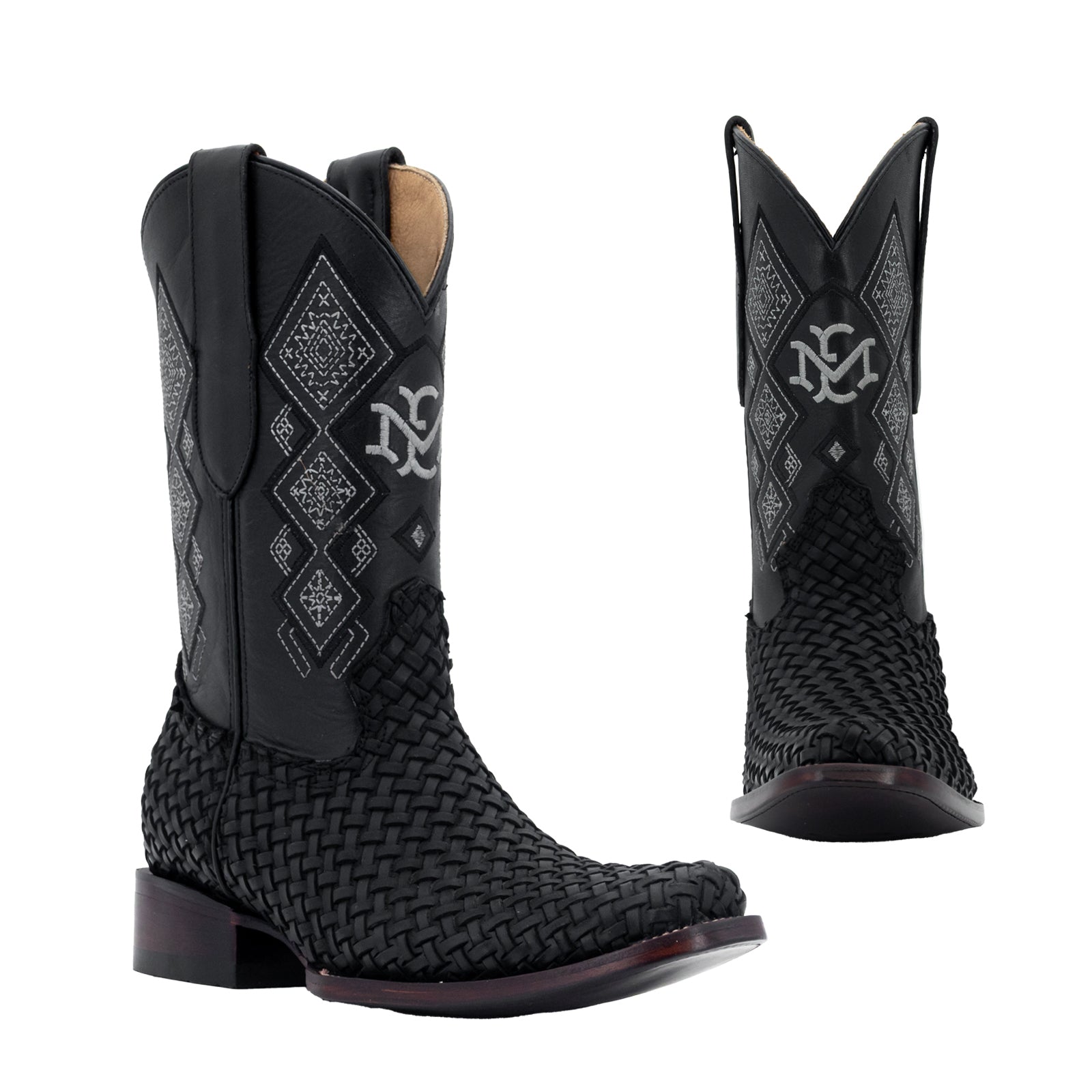 Bota Vaquera Dubai Petatillo Negro