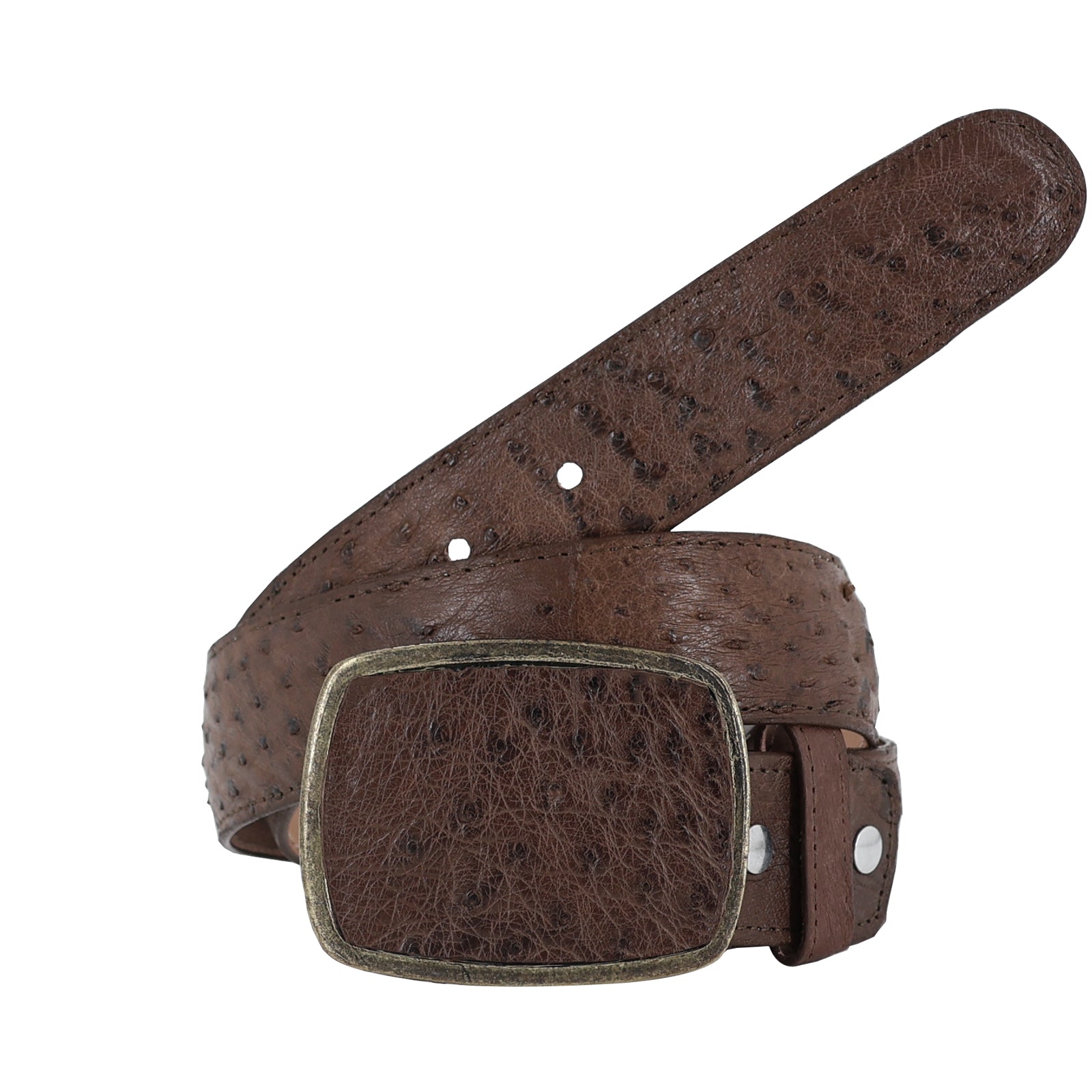 Cinturon HC Para Hombre En Piel De Avestruz