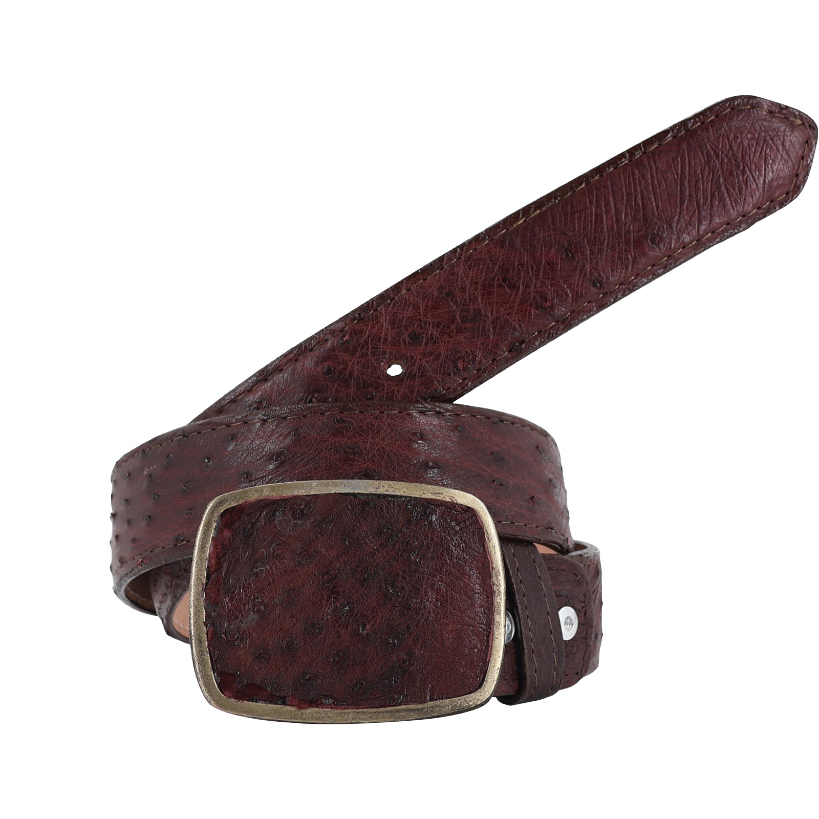 Cinturon HC Para Hombre En Piel De Avestruz